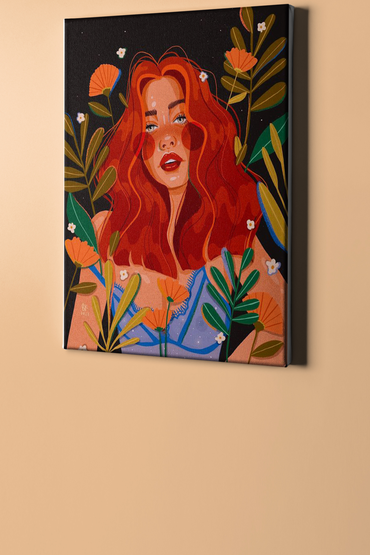 Sayılarla Boyama Seti Kasnaklı Renkli Kız - Görsel 2