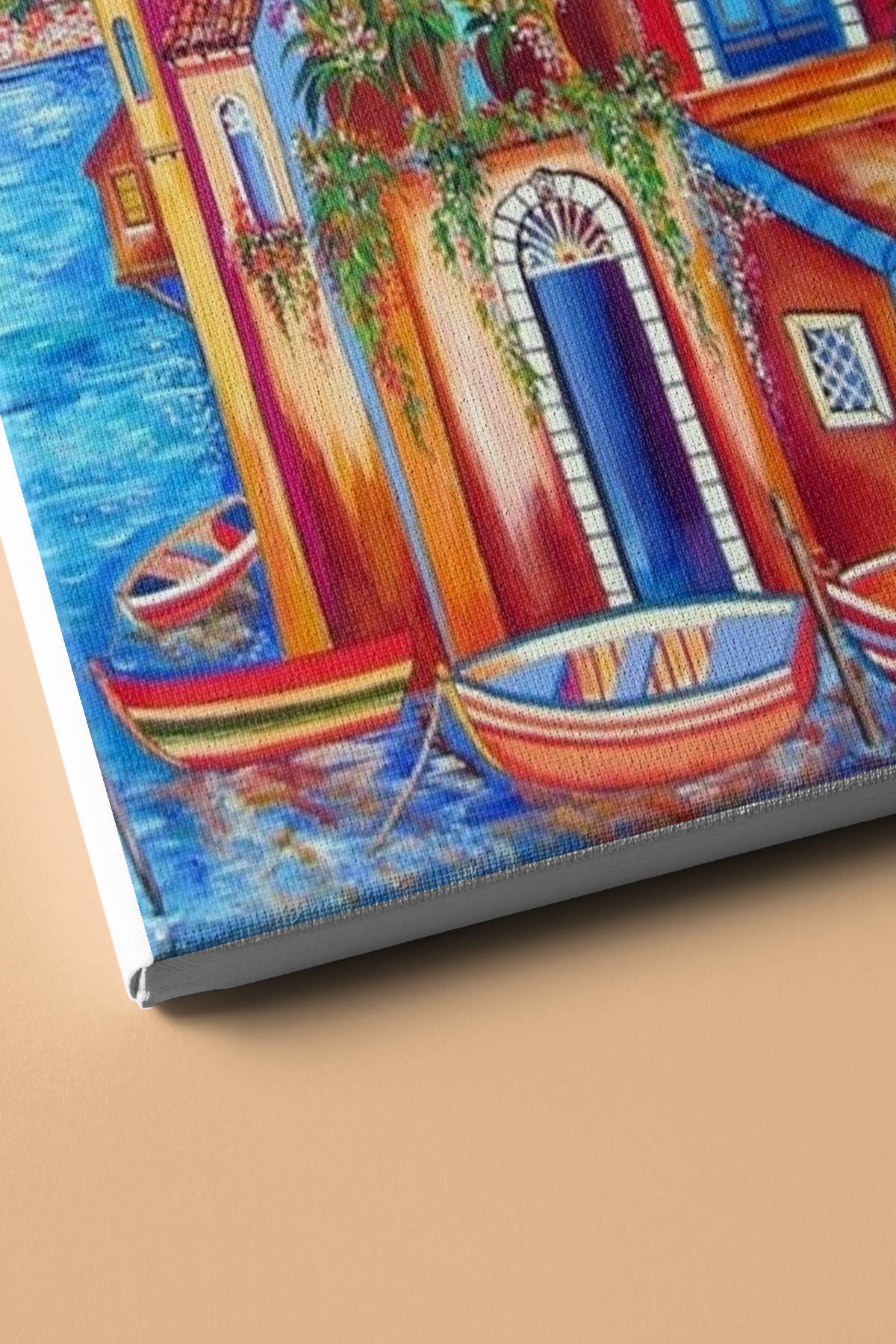 Sayılarla Boyama Seti Kasnaklı Renkli Yalı - Görsel 3