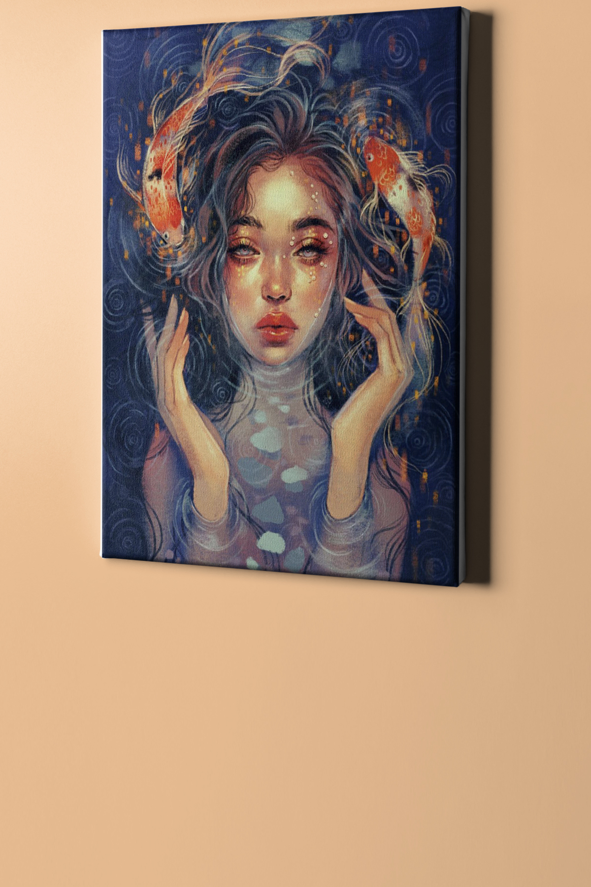 Sayılarla Boyama Seti Kasnaklı Balık Kadını 2 - Görsel 2