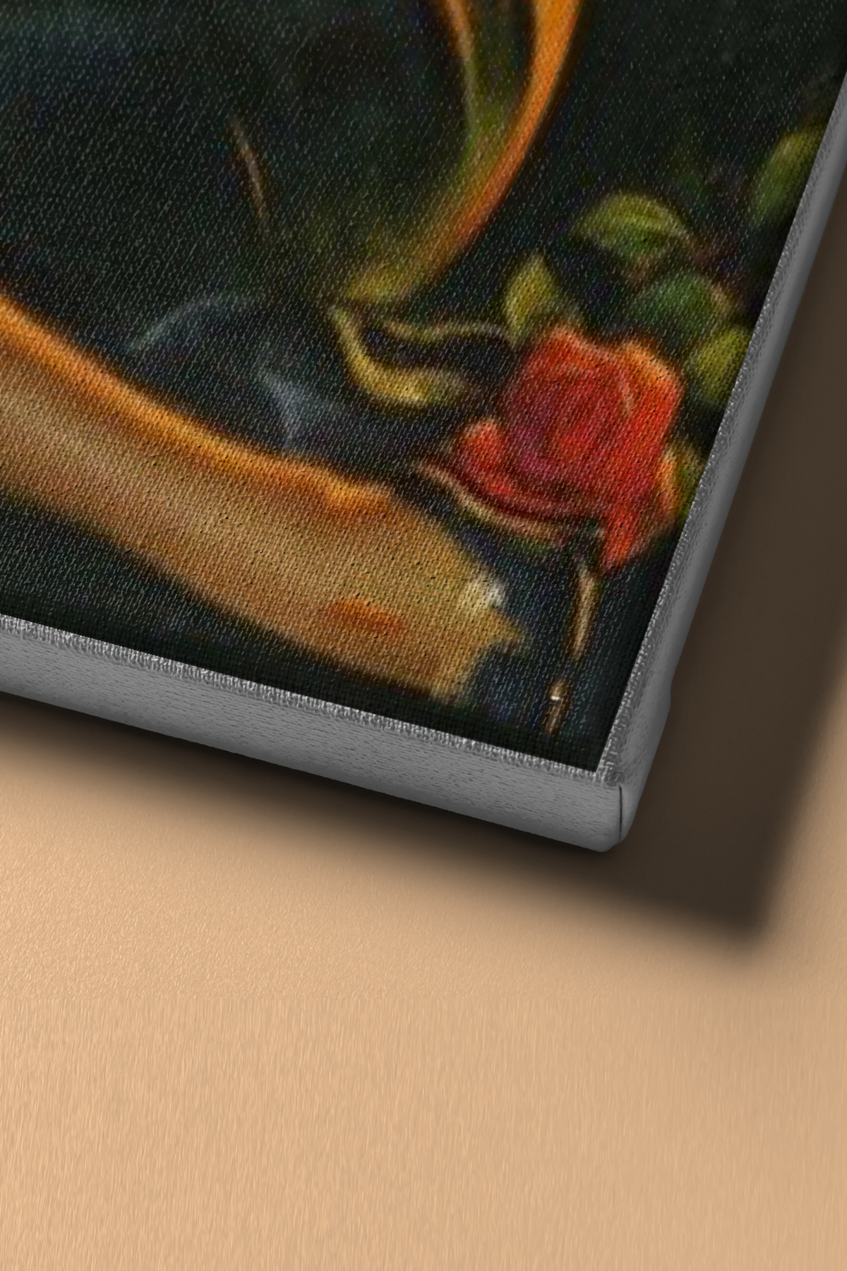 Sayılarla Boyama Seti Kasnaklı Güllerin Içindeki Kadın - Görsel 4