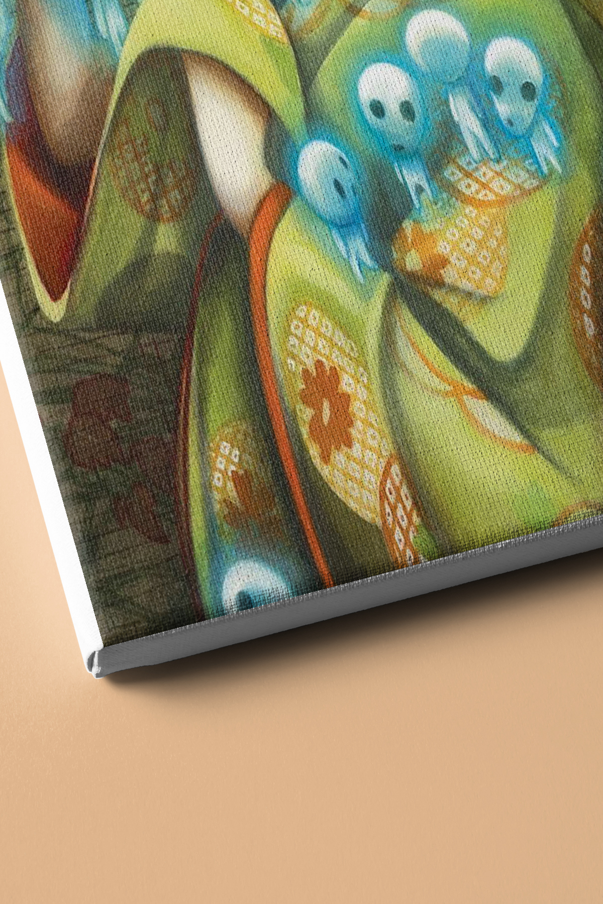 Sayılarla Boyama Seti Kasnaklı Japon Kadının Perileri - Görsel 3