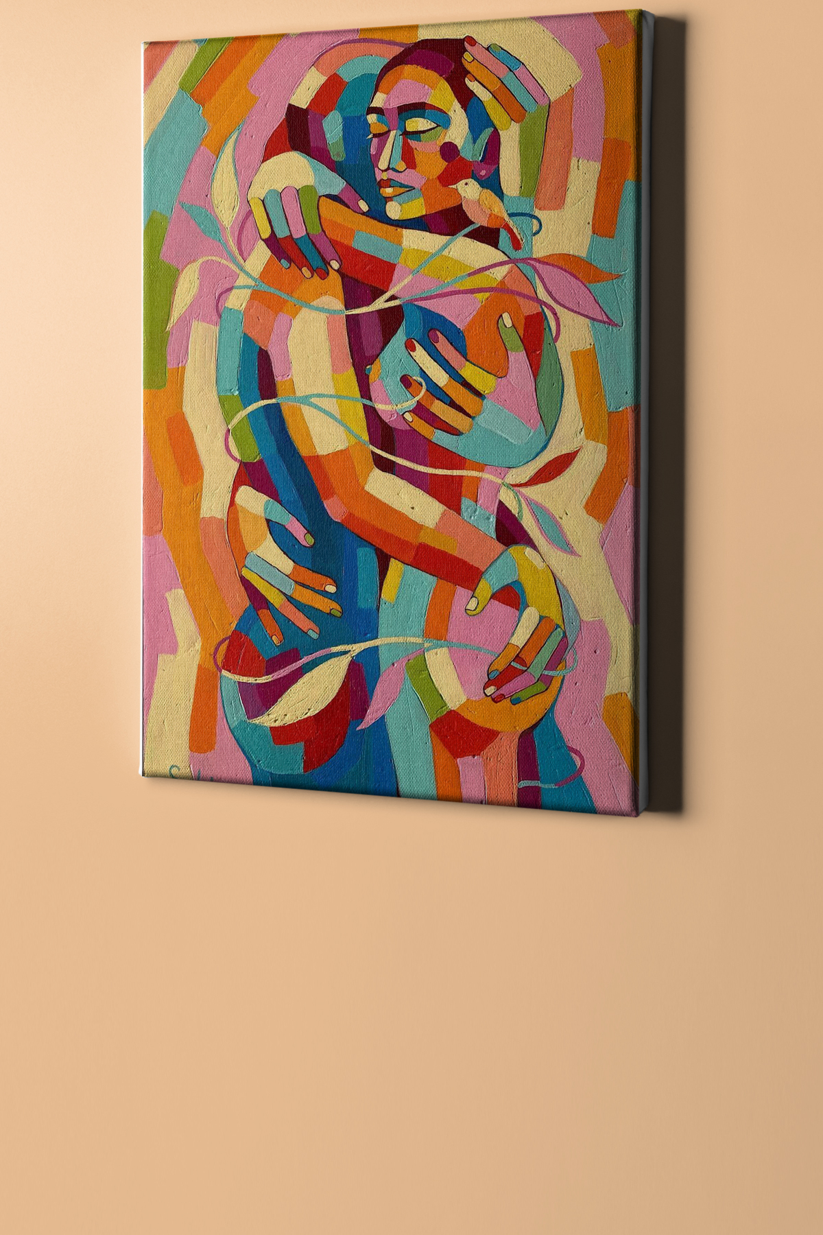 Sayılarla Boyama Seti Kasnaklı Renkli Sarılış - Görsel 2