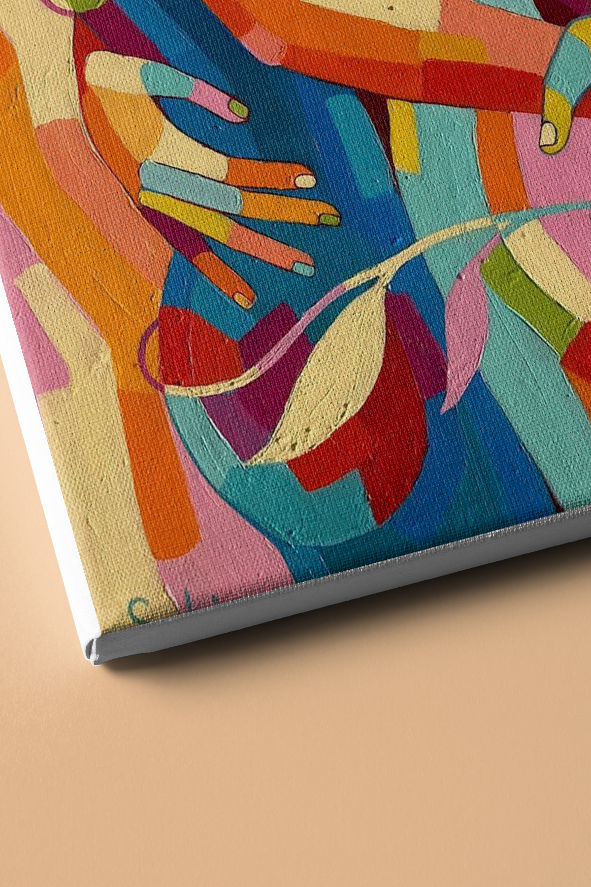 Sayılarla Boyama Seti Kasnaklı Renkli Sarılış - Görsel 3