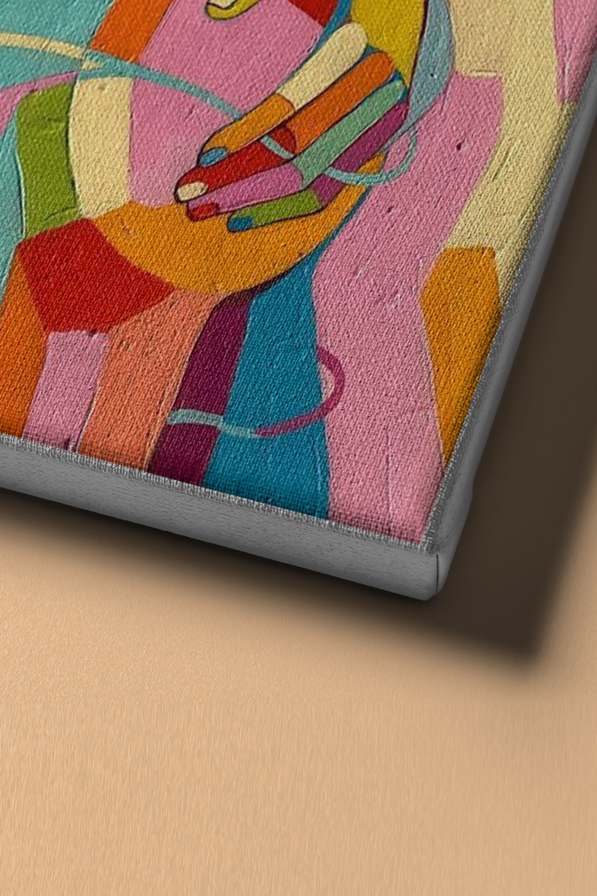 Sayılarla Boyama Seti Kasnaklı Renkli Sarılış - Görsel 4