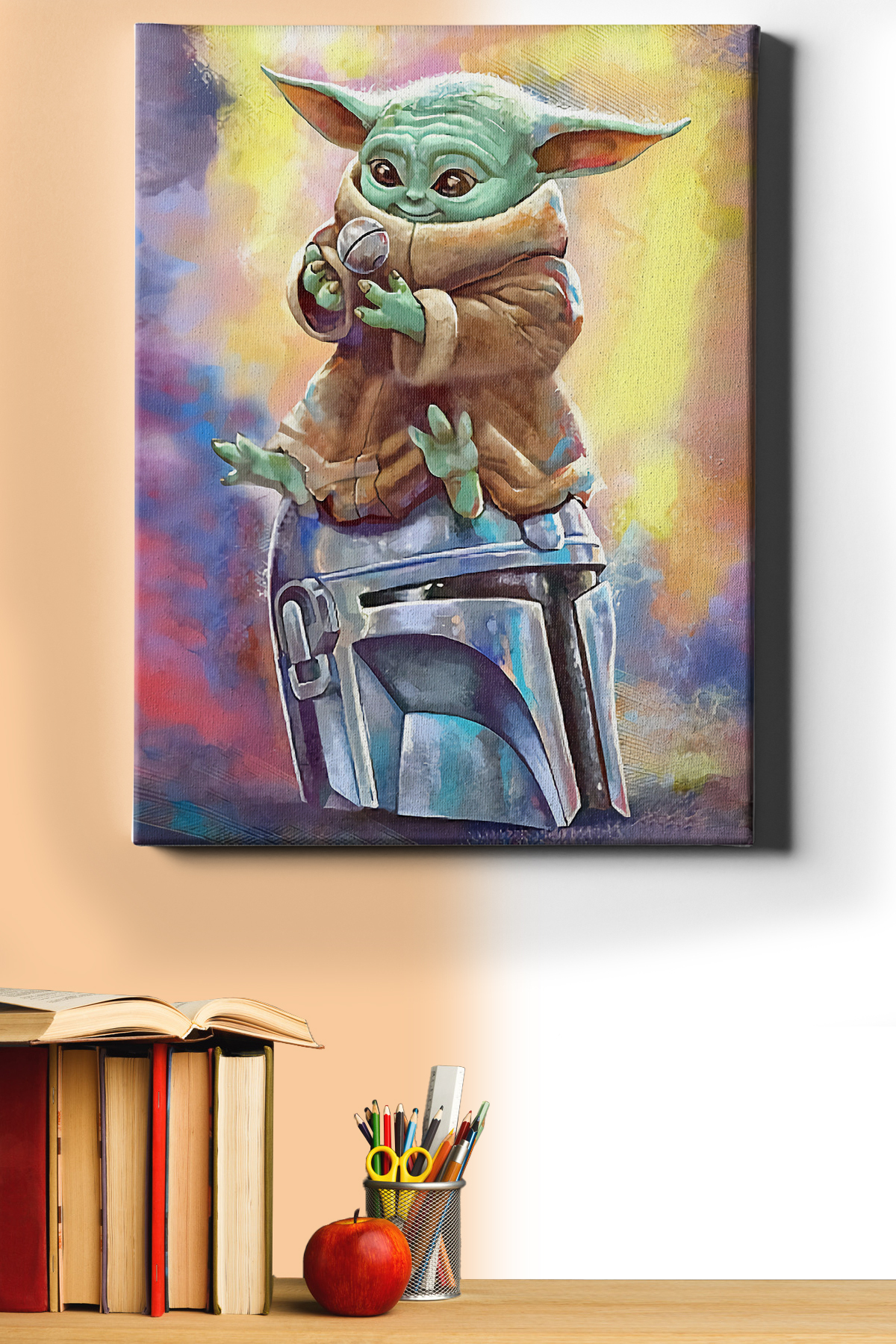 Sayılarla Boyama Seti Kasnaklı Sevimli Yoda