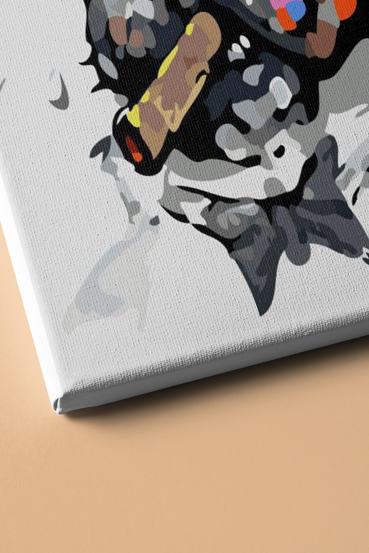 Sayılarla Boyama Seti Kasnaklı Havalı Köpek - Görsel 3