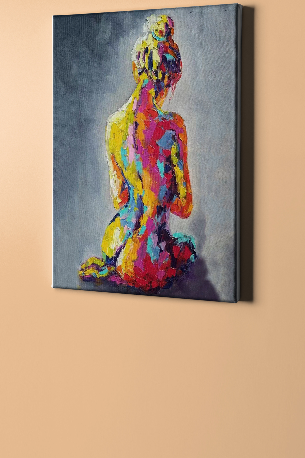 Sayılarla Boyama Seti Kasnaklı Renkli Kadın 8 - Görsel 2