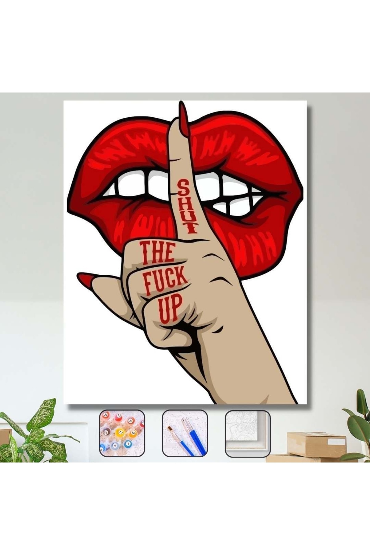 Sayılarla Boyama Seti Kasnaklı Sus