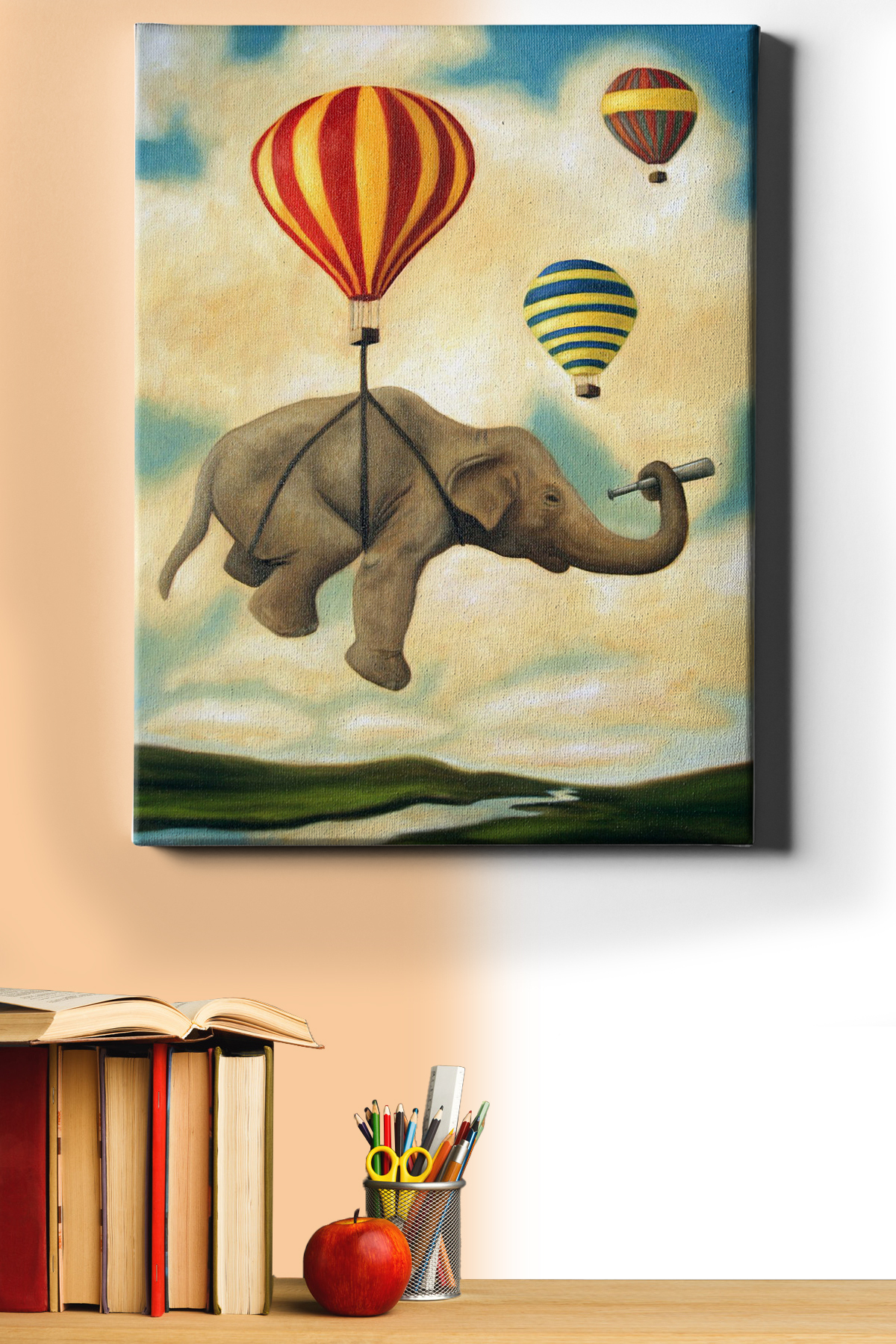 Sayılarla Boyama Seti Kasnaklı Gezgin Fil