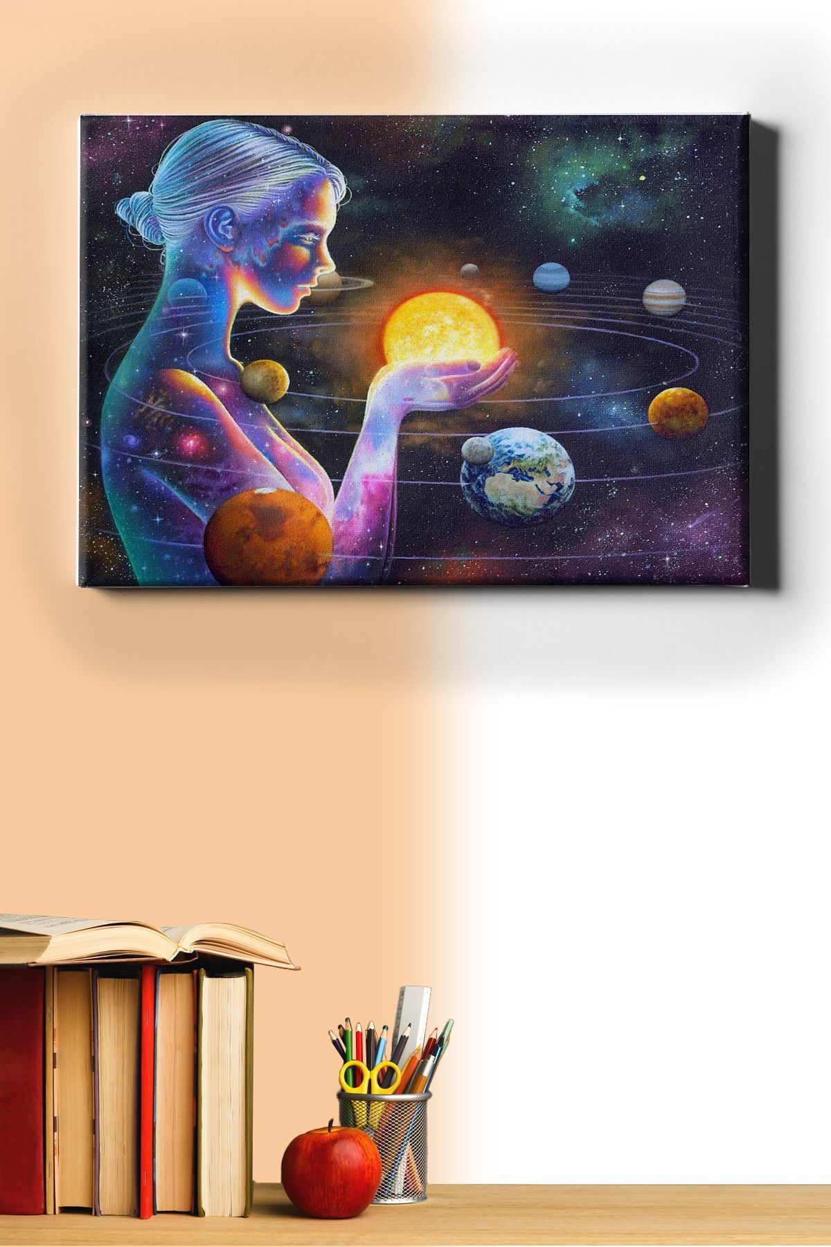 Sayılarla Boyama Seti Kasnaklı Avuçlarda Güneş