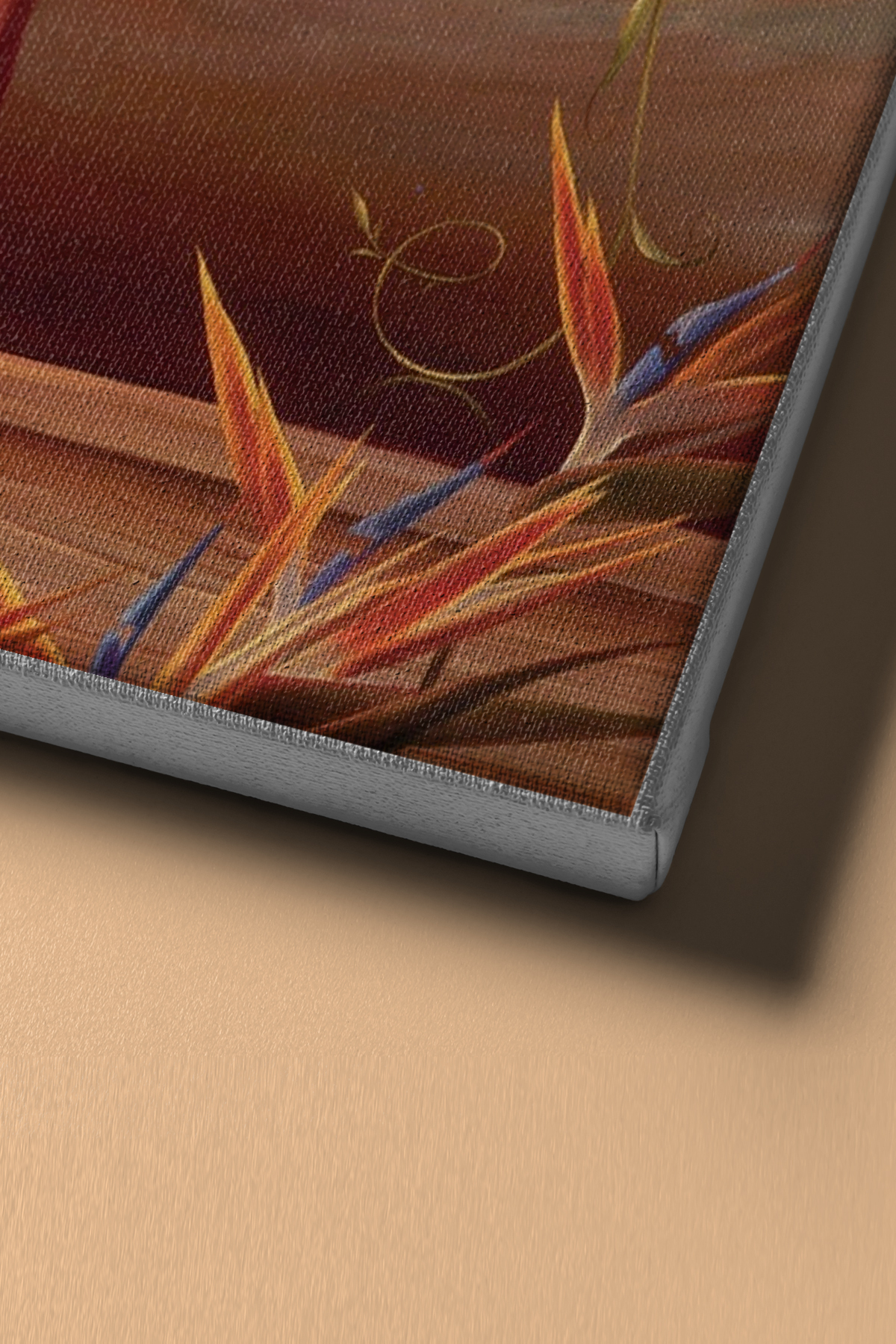 Sayılarla Boyama Seti Kasnaklı Gül Giyen Kadın - Görsel 4