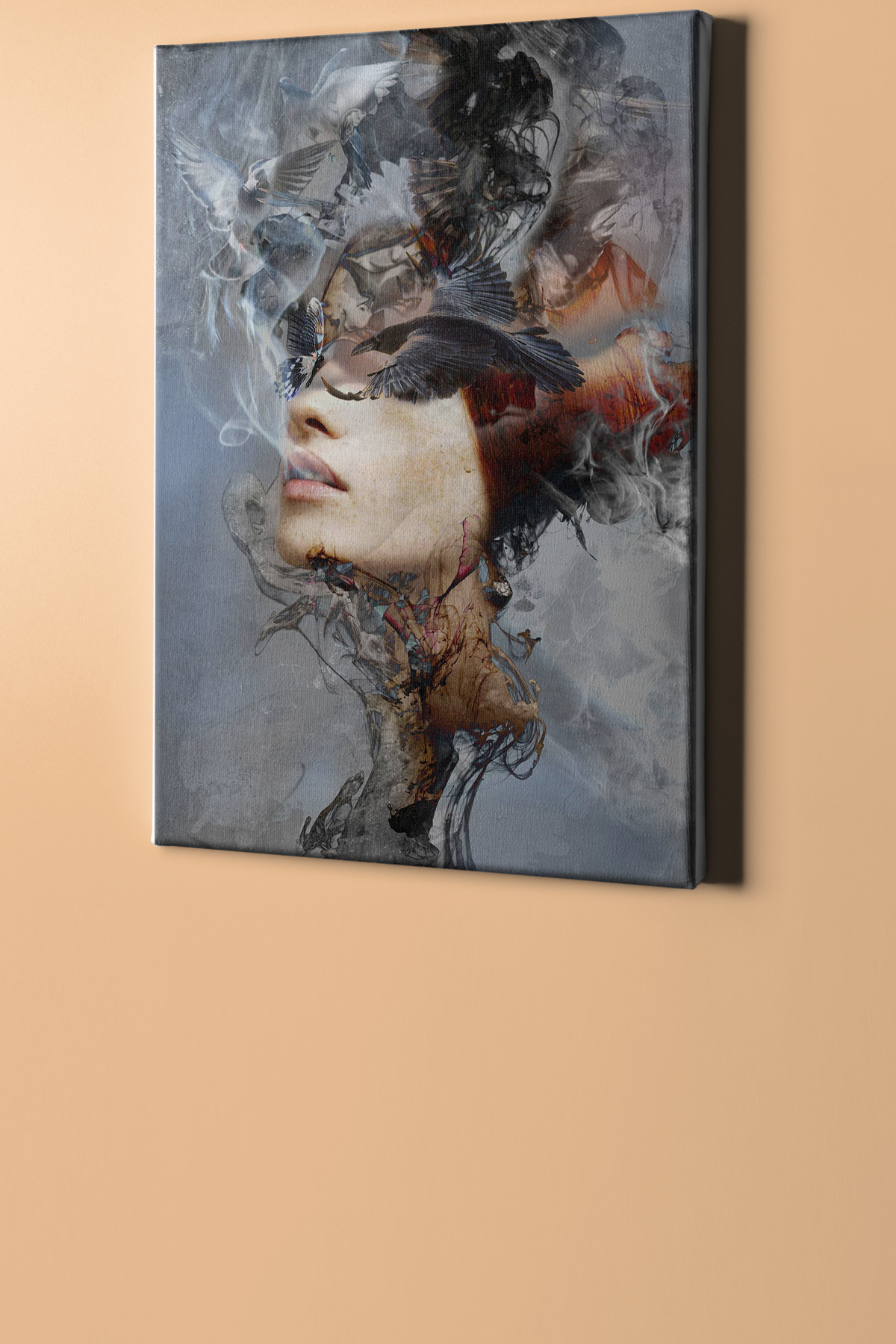 Sayılarla Boyama Seti Kasnaklı Dumandaki Kuşlar - Görsel 2