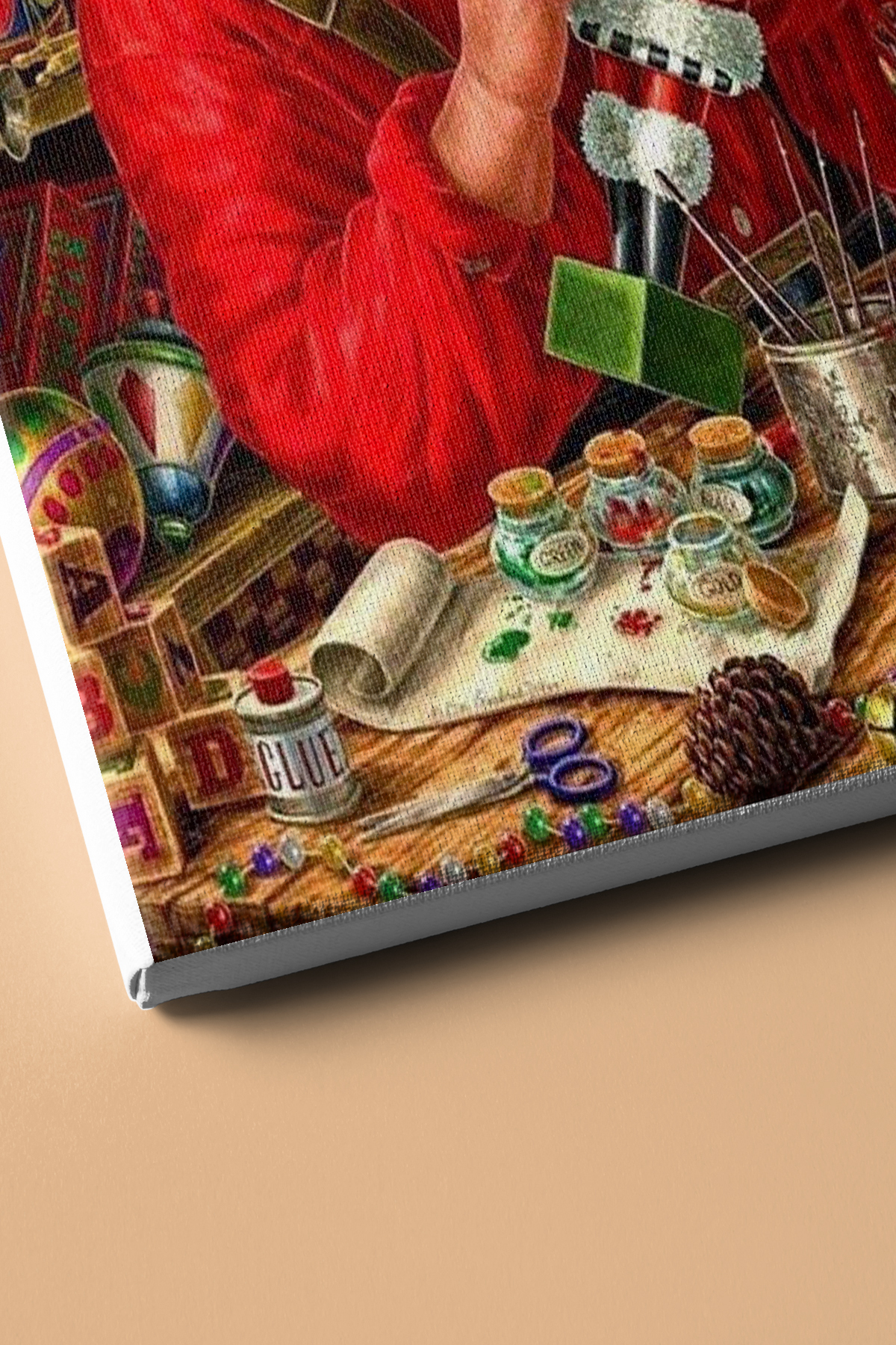 Sayılarla Boyama Seti Kasnaklı Noel Tamircisi - Görsel 3