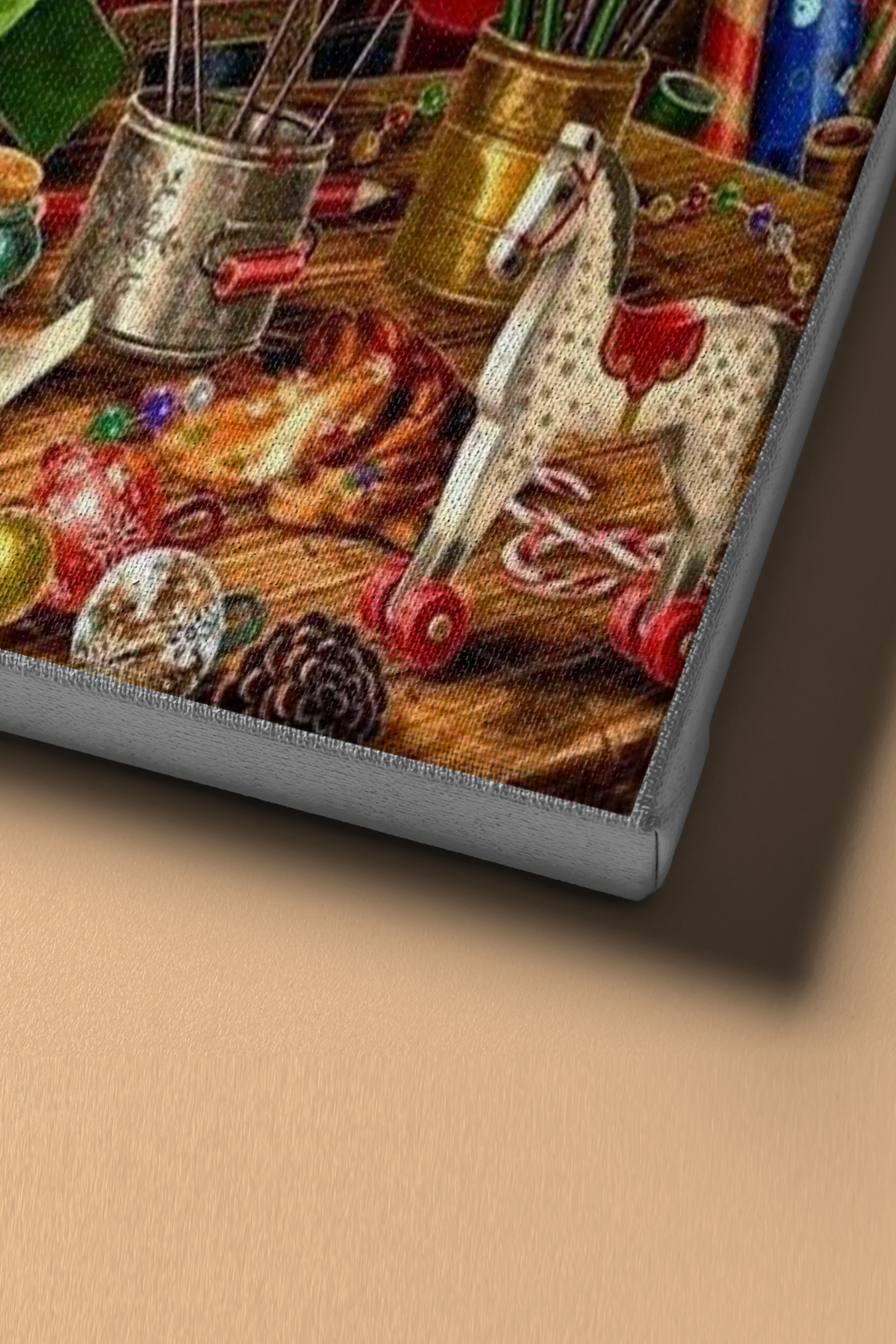 Sayılarla Boyama Seti Kasnaklı Noel Tamircisi - Görsel 4