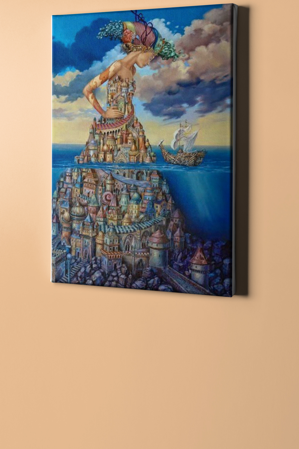 Sayılarla Boyama Seti Kasnaklı Kayıp Şehir - Görsel 2