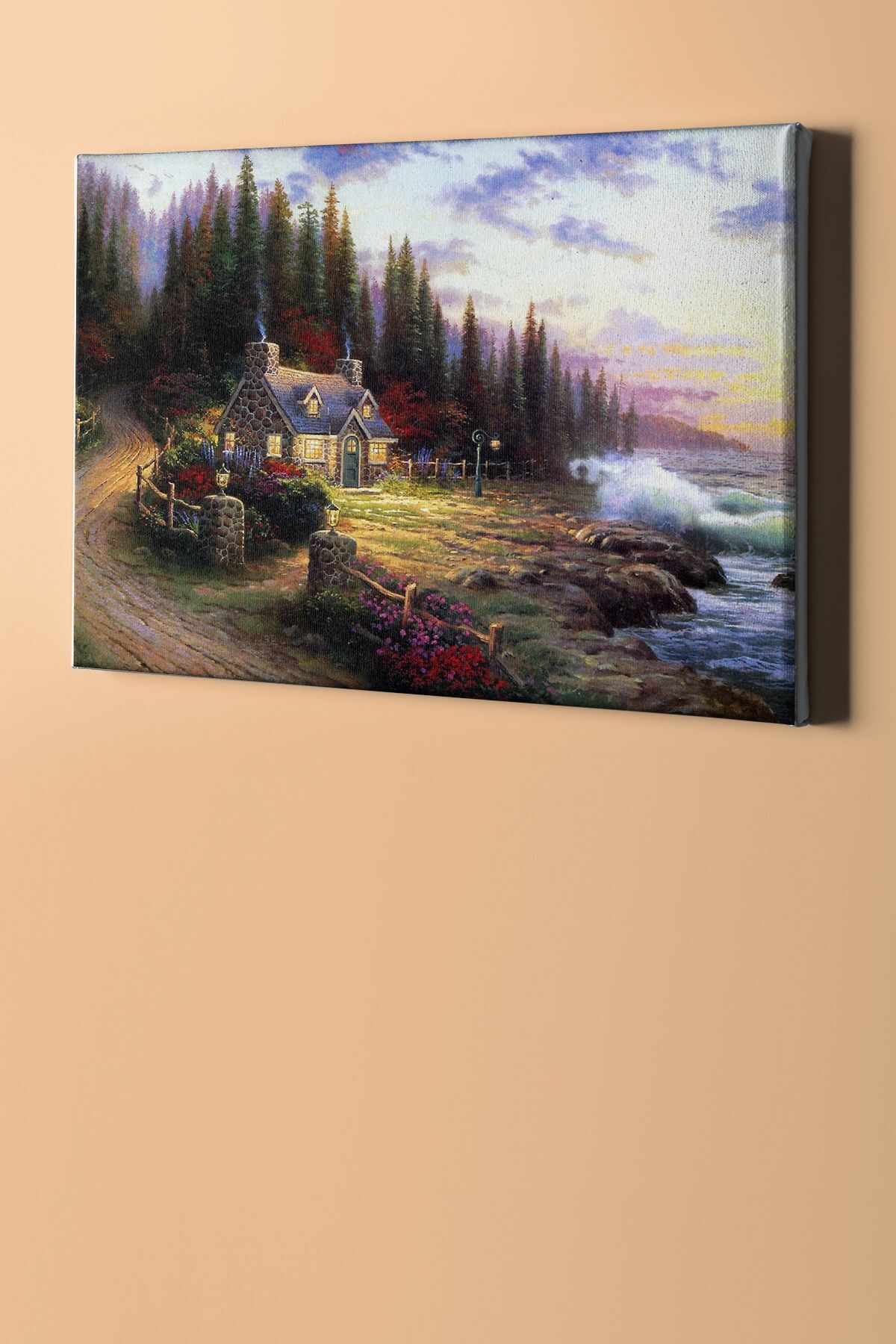 Sayılarla Boyama Seti Kasnaklı Yalnız Ev - Görsel 2