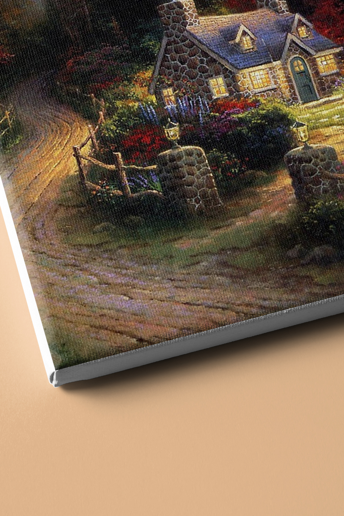 Sayılarla Boyama Seti Kasnaklı Yalnız Ev - Görsel 3