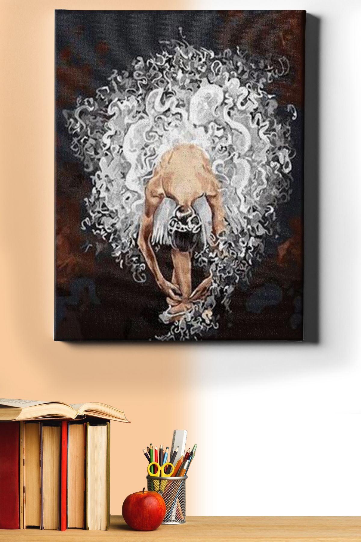 Sayılarla Boyama Seti Kasnaklı Art Balerin