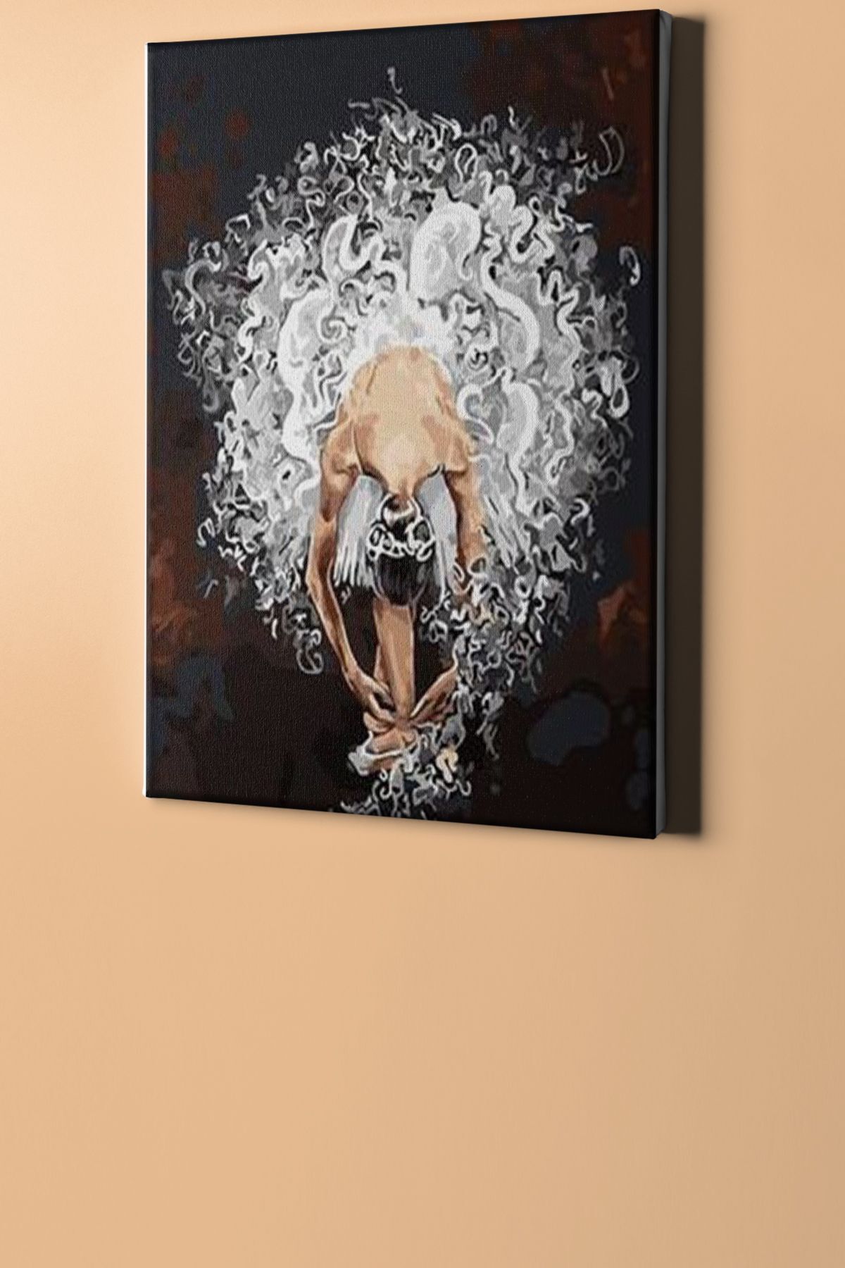 Sayılarla Boyama Seti Kasnaklı Art Balerin - Görsel 2