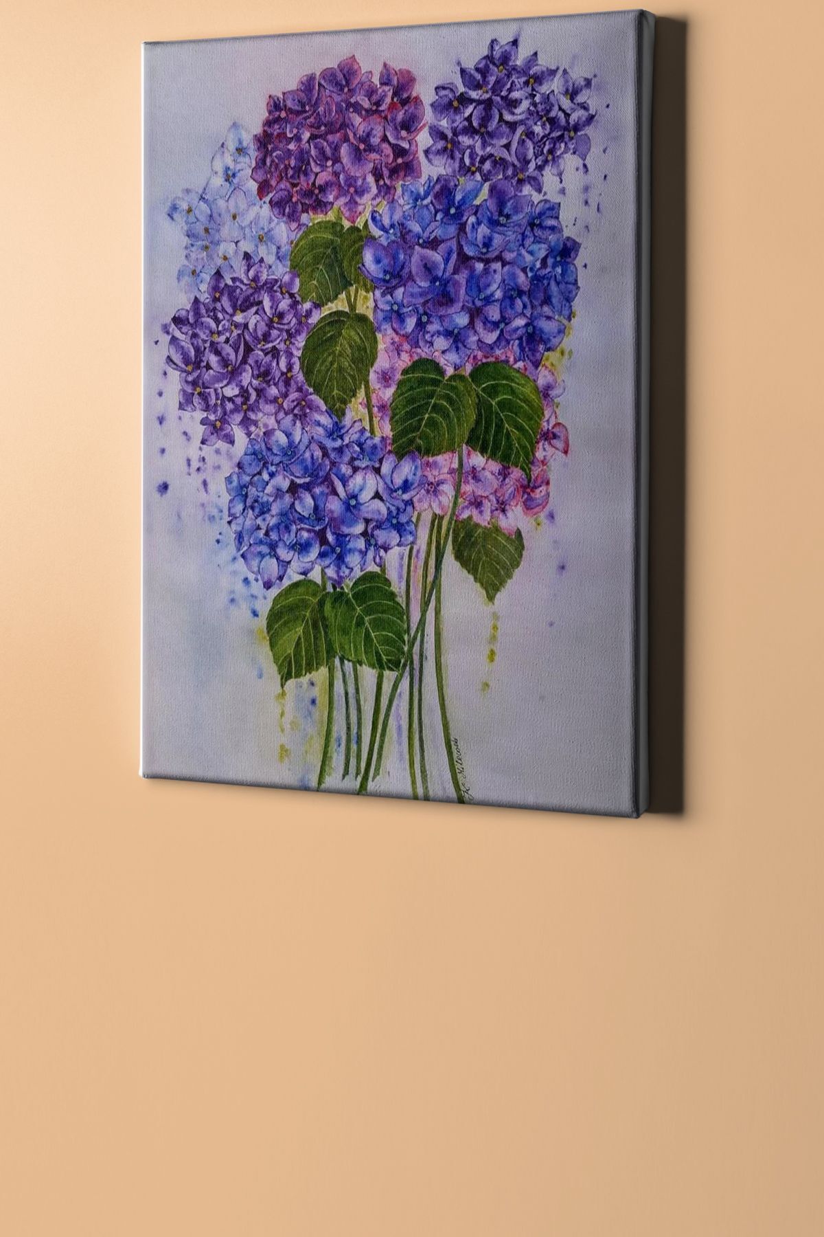 Sayılarla Boyama Seti Kasnaklı Ortancalar - Görsel 2