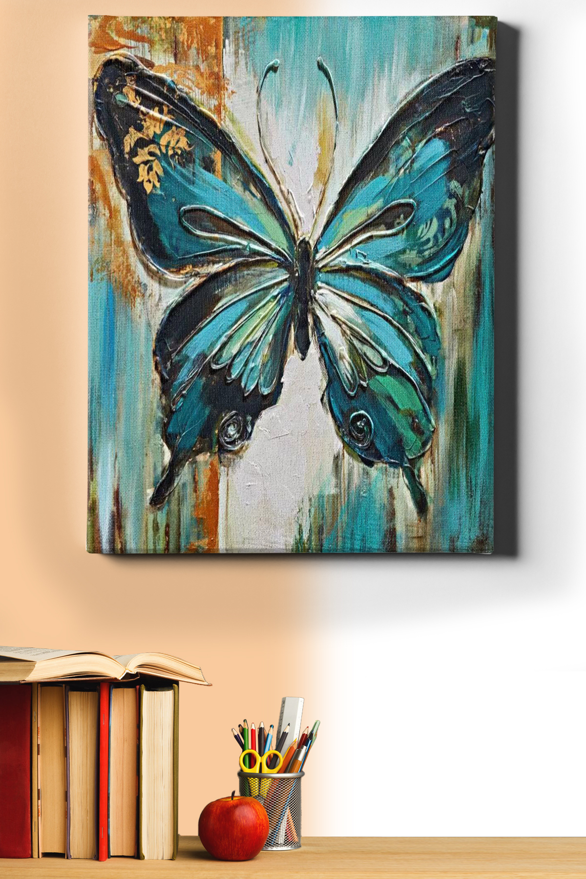 Sayılarla Boyama Seti Kasnaklı Mavi Kelebeğin Uyanışı