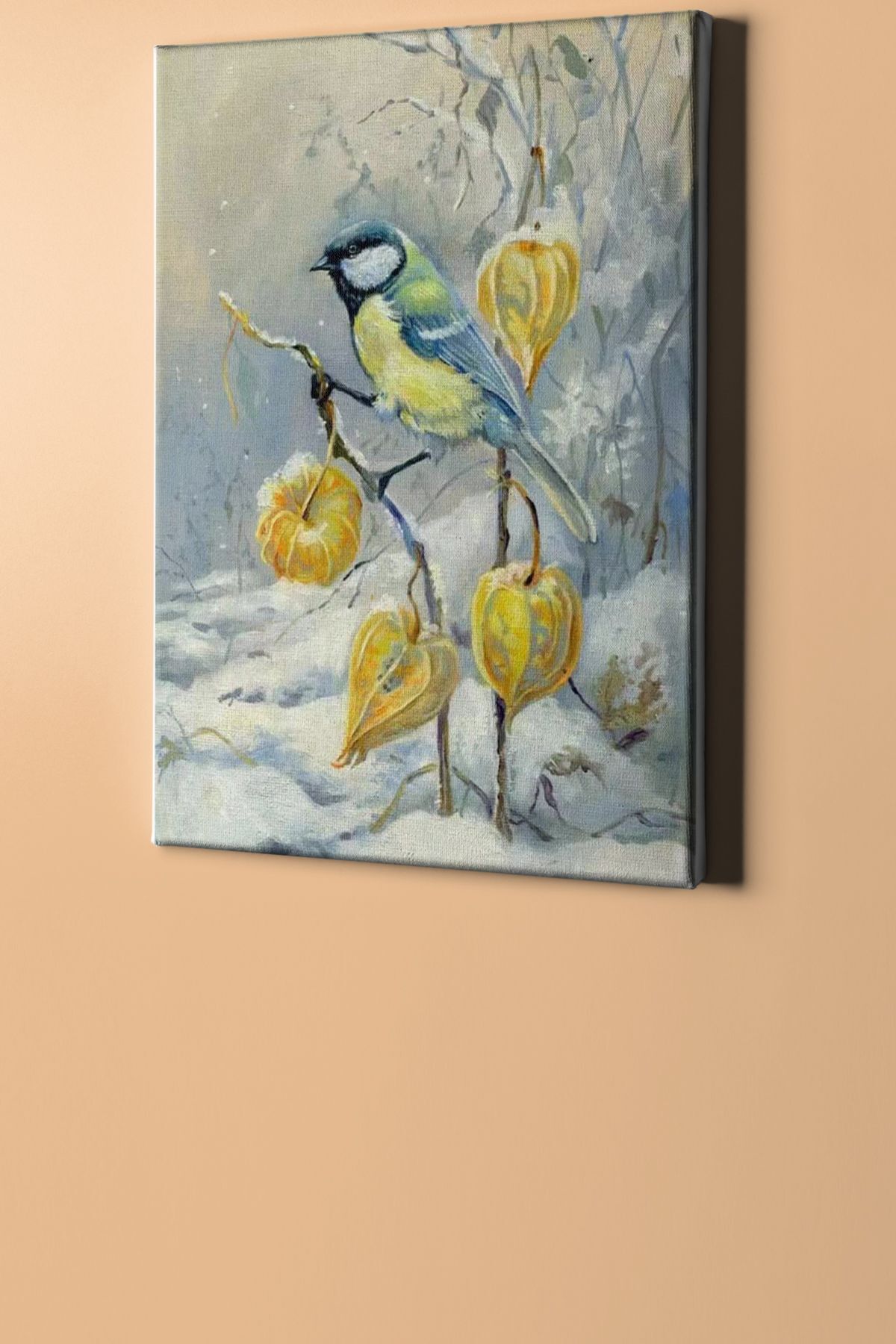 Sayılarla Boyama Seti Kasnaklı Kar Ve Kuş - Görsel 2