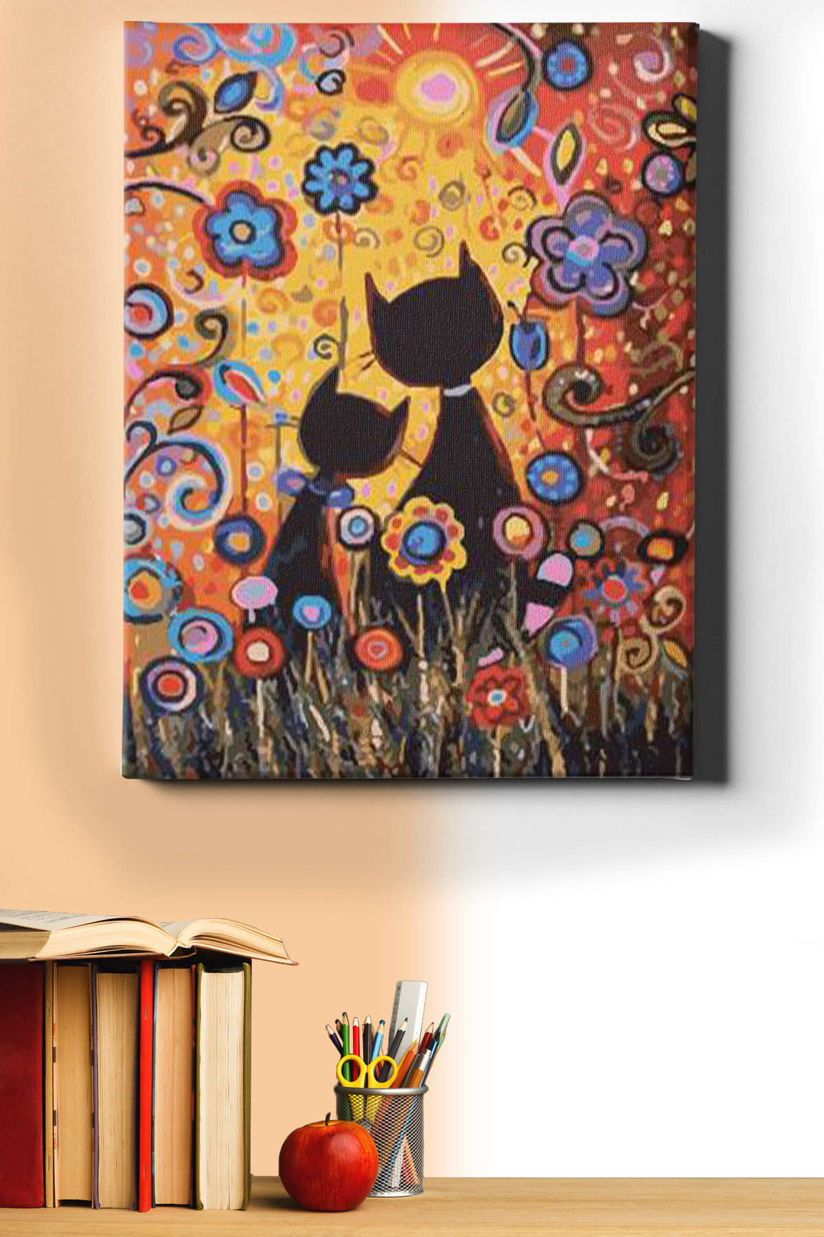 Sayılarla Boyama Seti Kasnaklı Kedi Düşleri