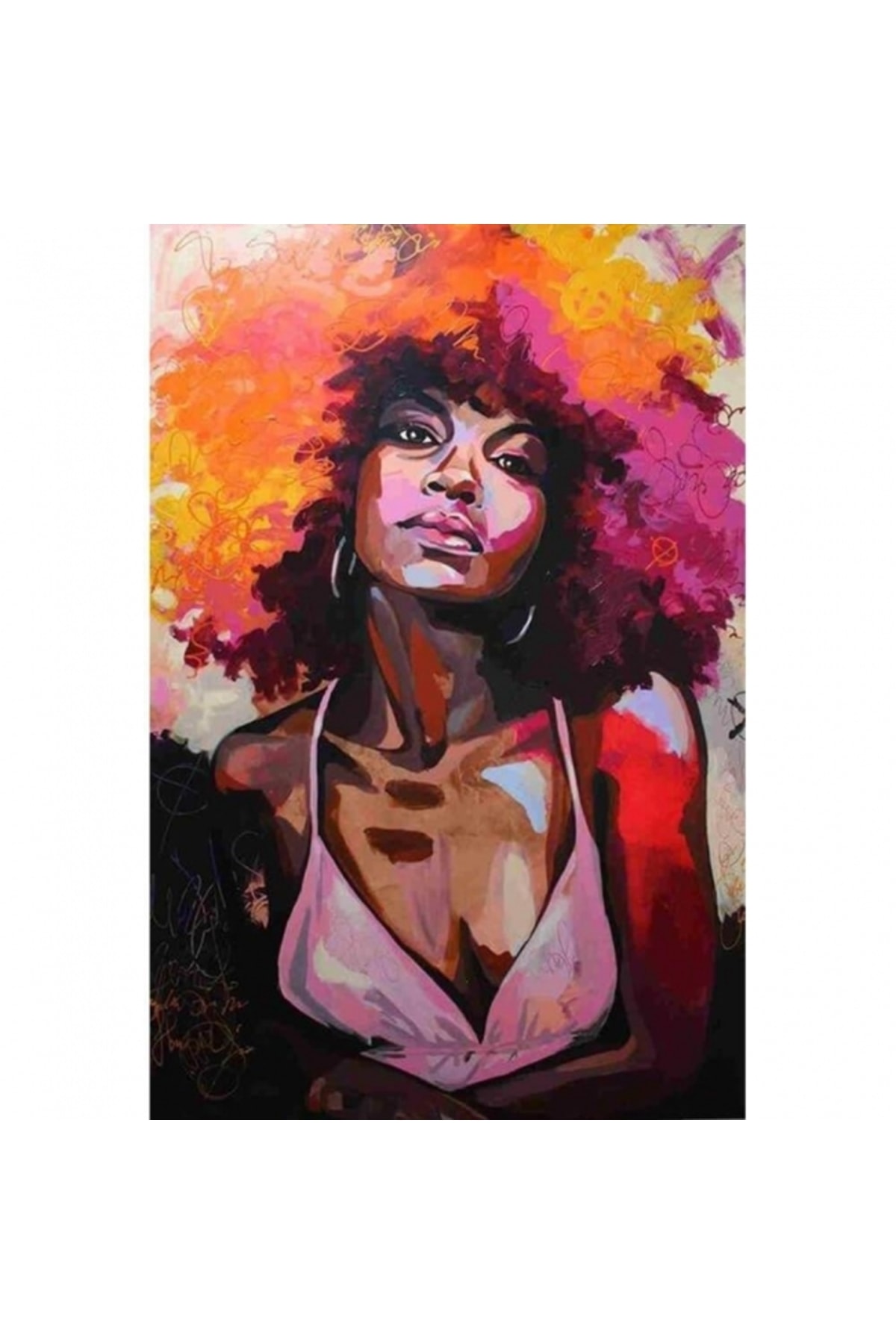 Sayılarla Boyama Seti Kasnaklı Afrika Incisi