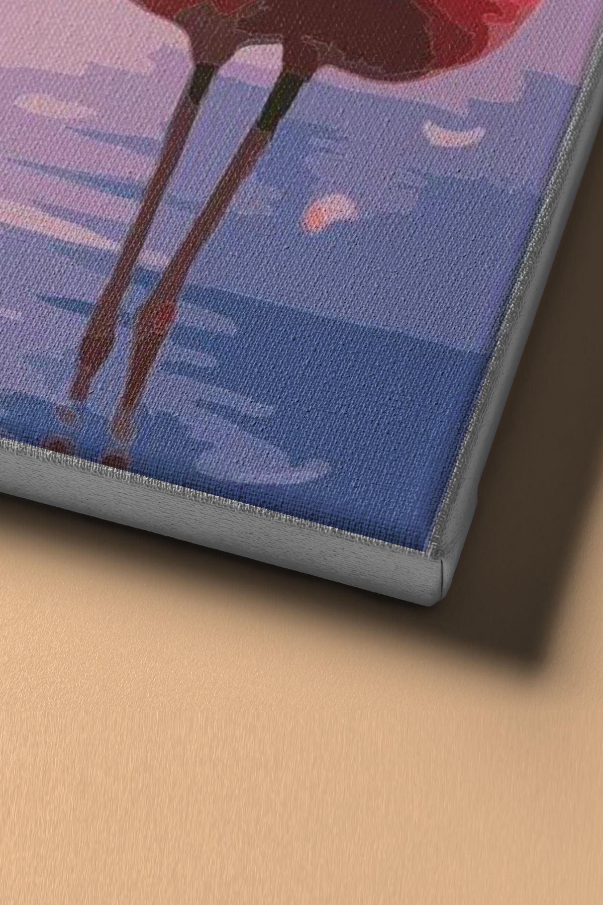 Aşık Flamingolar Sayılarla Boyama Seti Kasnaklı - Görsel 4