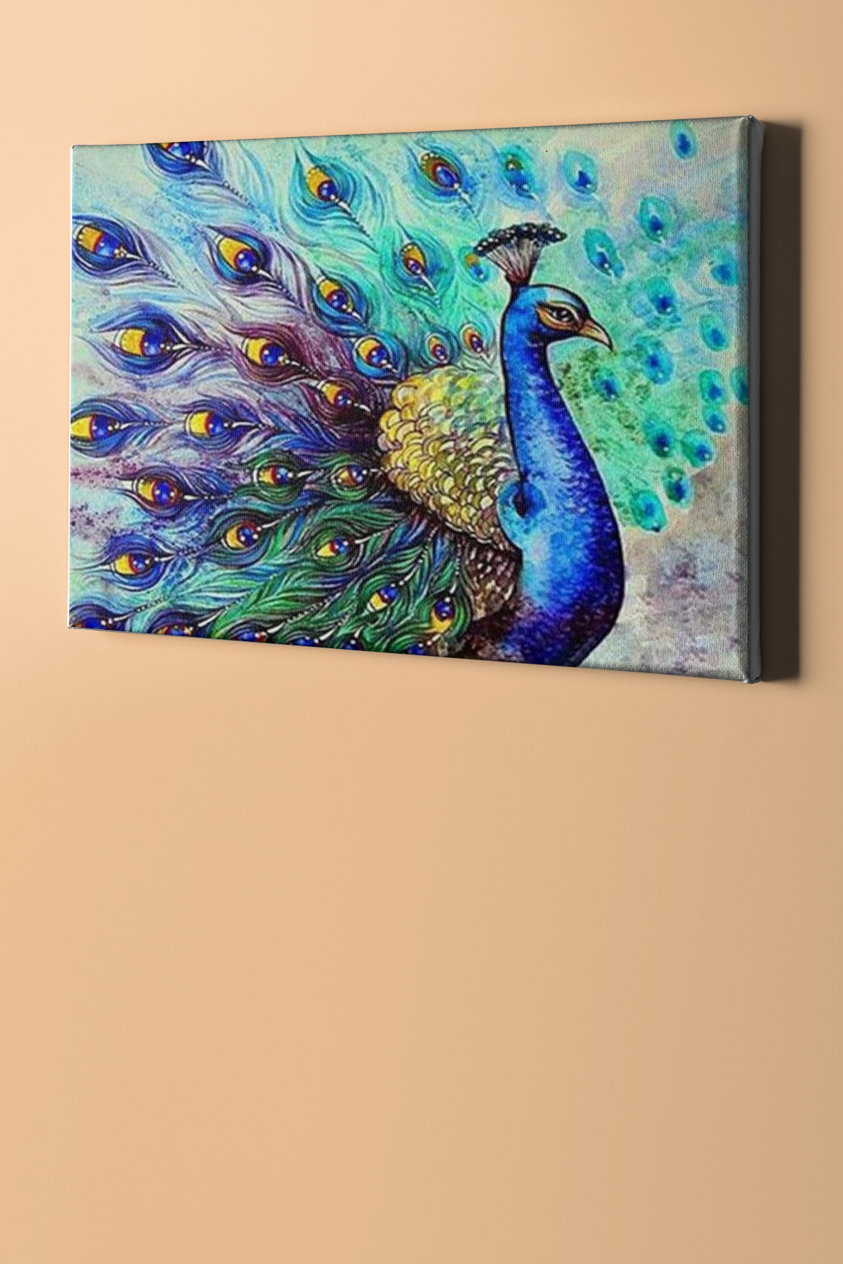 Bereket Tavus Kuşu Sayılarla Boyama Seti Kasnaklı - Görsel 2