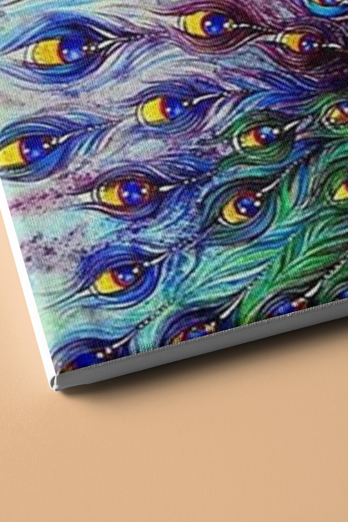 Bereket Tavus Kuşu Sayılarla Boyama Seti Kasnaklı - Görsel 3