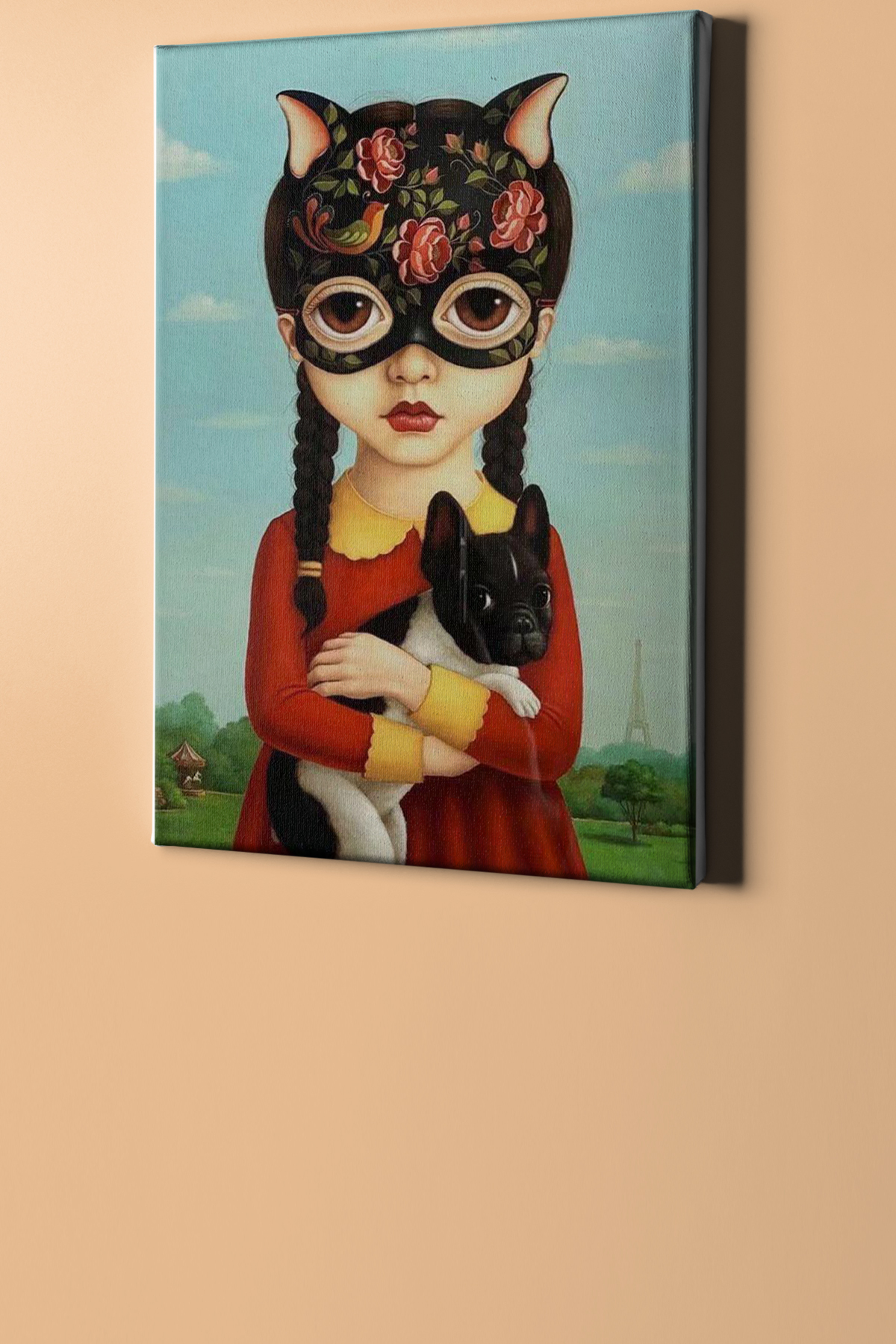 Sayılarla Boyama Seti Kasnaklı Küçük Kız Ve Köpeği - Görsel 2