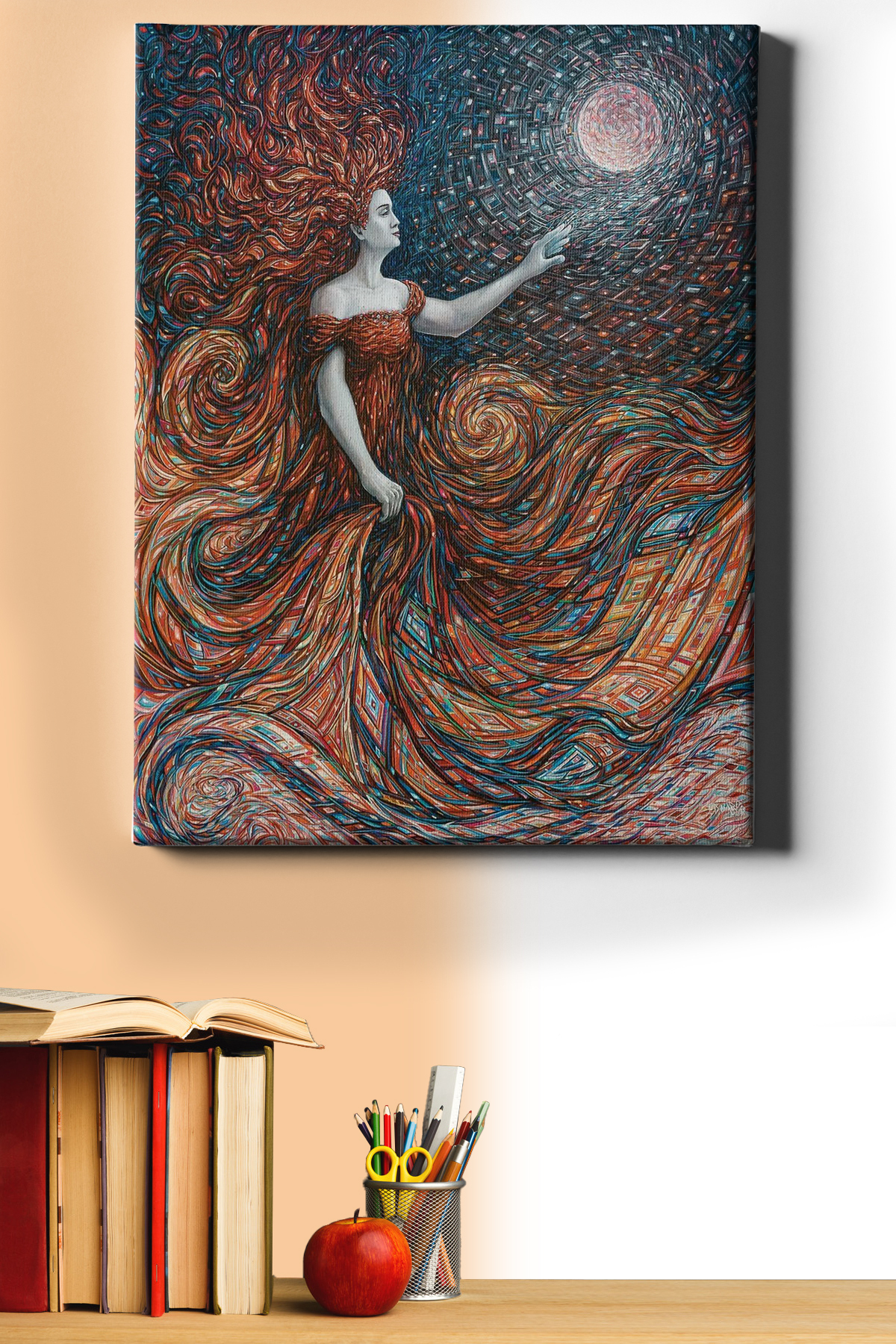 Sayılarla Boyama Seti Kasnaklı Renkli Tanrıça