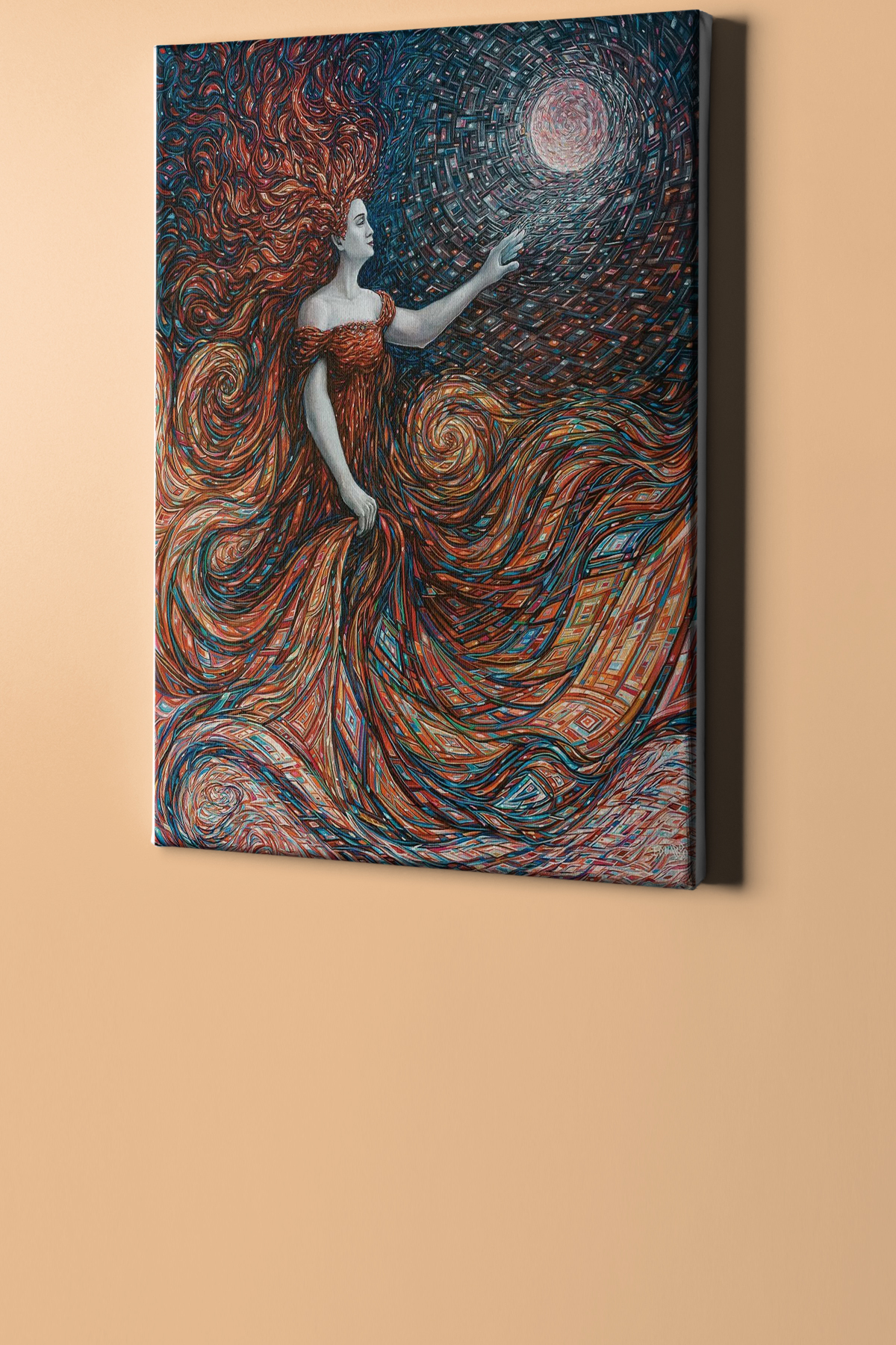 Sayılarla Boyama Seti Kasnaklı Renkli Tanrıça - Görsel 2