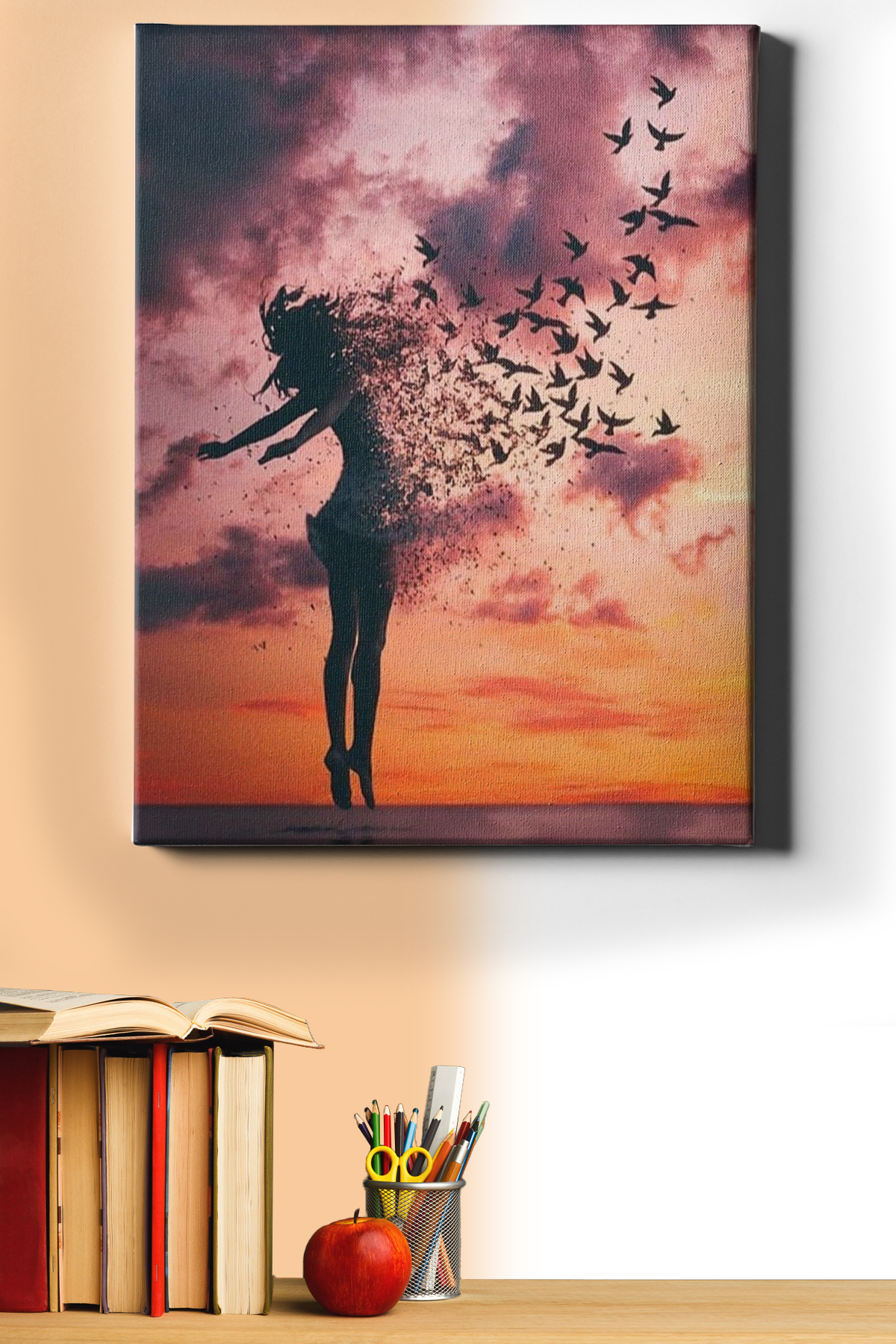 Sayılarla Boyama Seti Kasnaklı Özgür Kadın