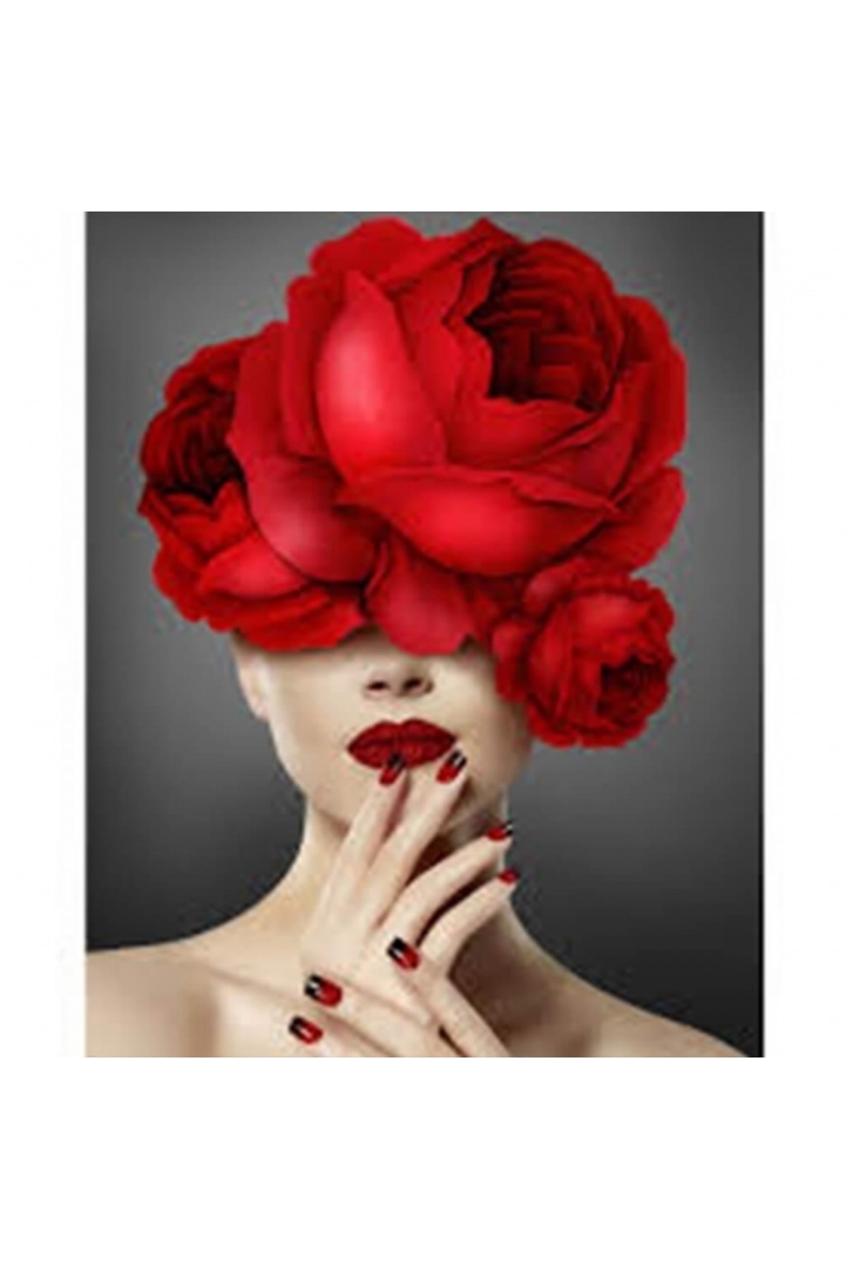 Sayılarla Boyama Seti Kasnaklı Kadınlar Çiçektir 9