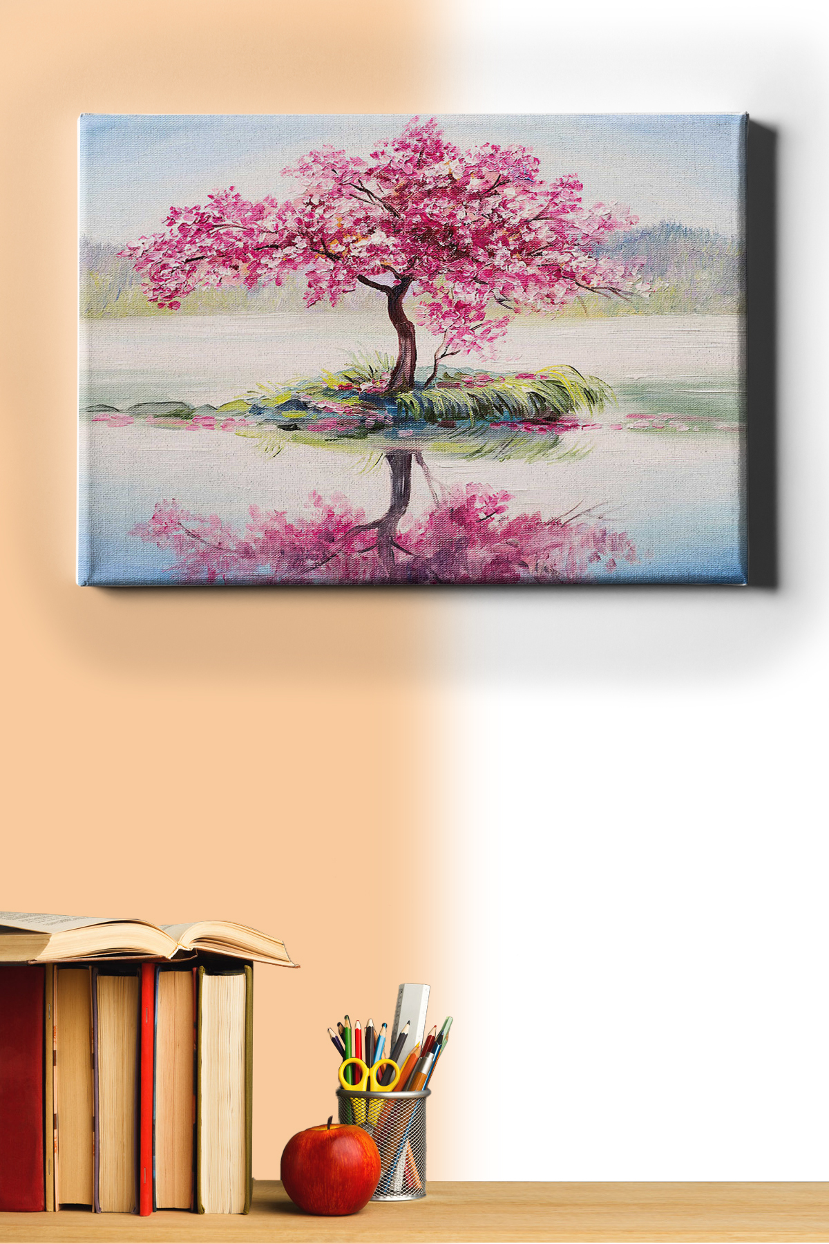 Sayılarla Boyama Seti Kasnaklı Göl Ve Ağaç