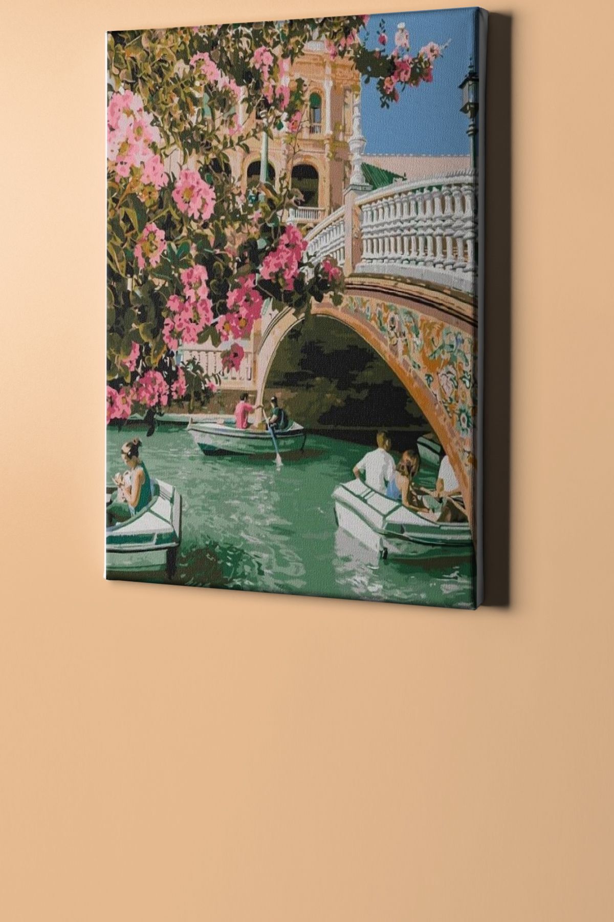 Sayılarla Boyama Seti Kasnaklı Kanaldaki Köprü - Görsel 2