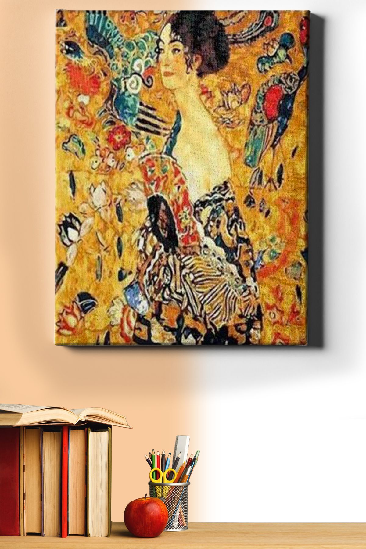 Sayılarla Boyama Seti Kasnaklı G.k Genç Kadın