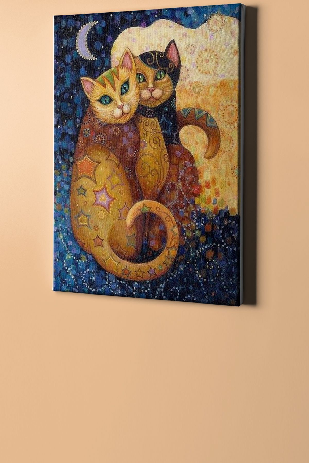 Sayılarla Boyama Seti Kasnaklı Sevgili Kediler - Görsel 2