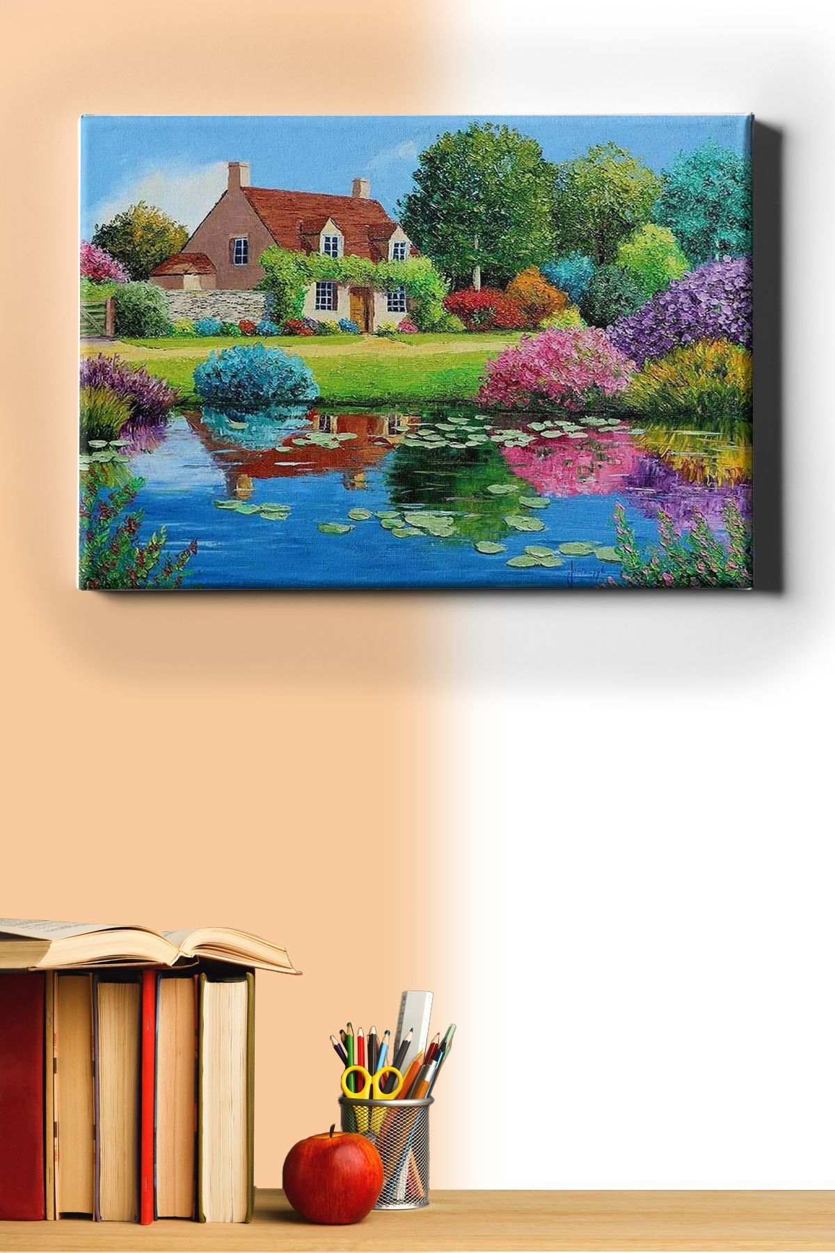 Sayılarla Boyama Seti Kasnaklı Çiçek Bahçesi