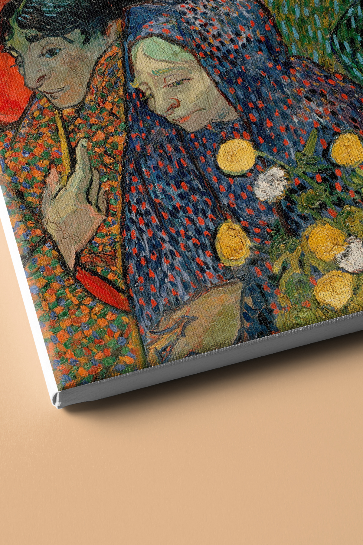 Sayılarla Boyama Seti Kasnaklı Van Gogh Arlesli Kadınlar - Görsel 3