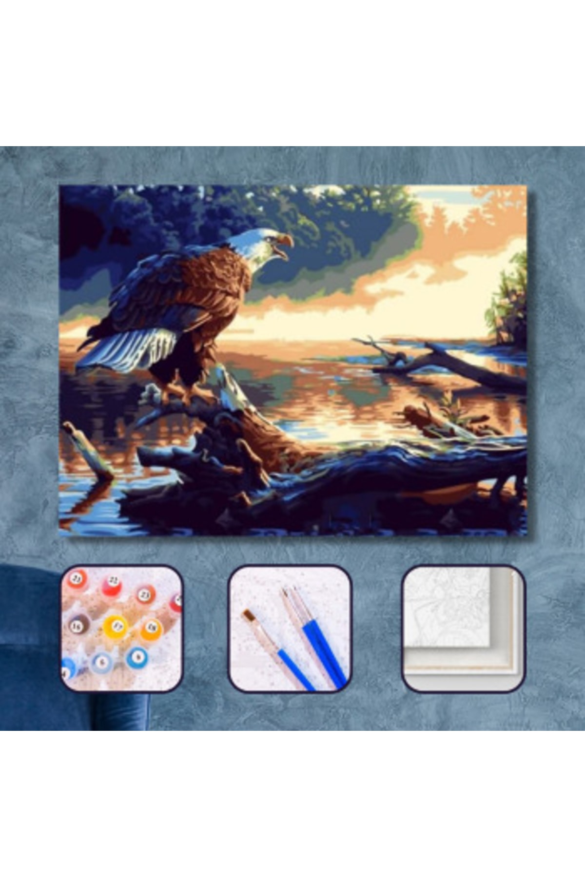 Sayılarla Boyama Seti Kasnaklı Kontes