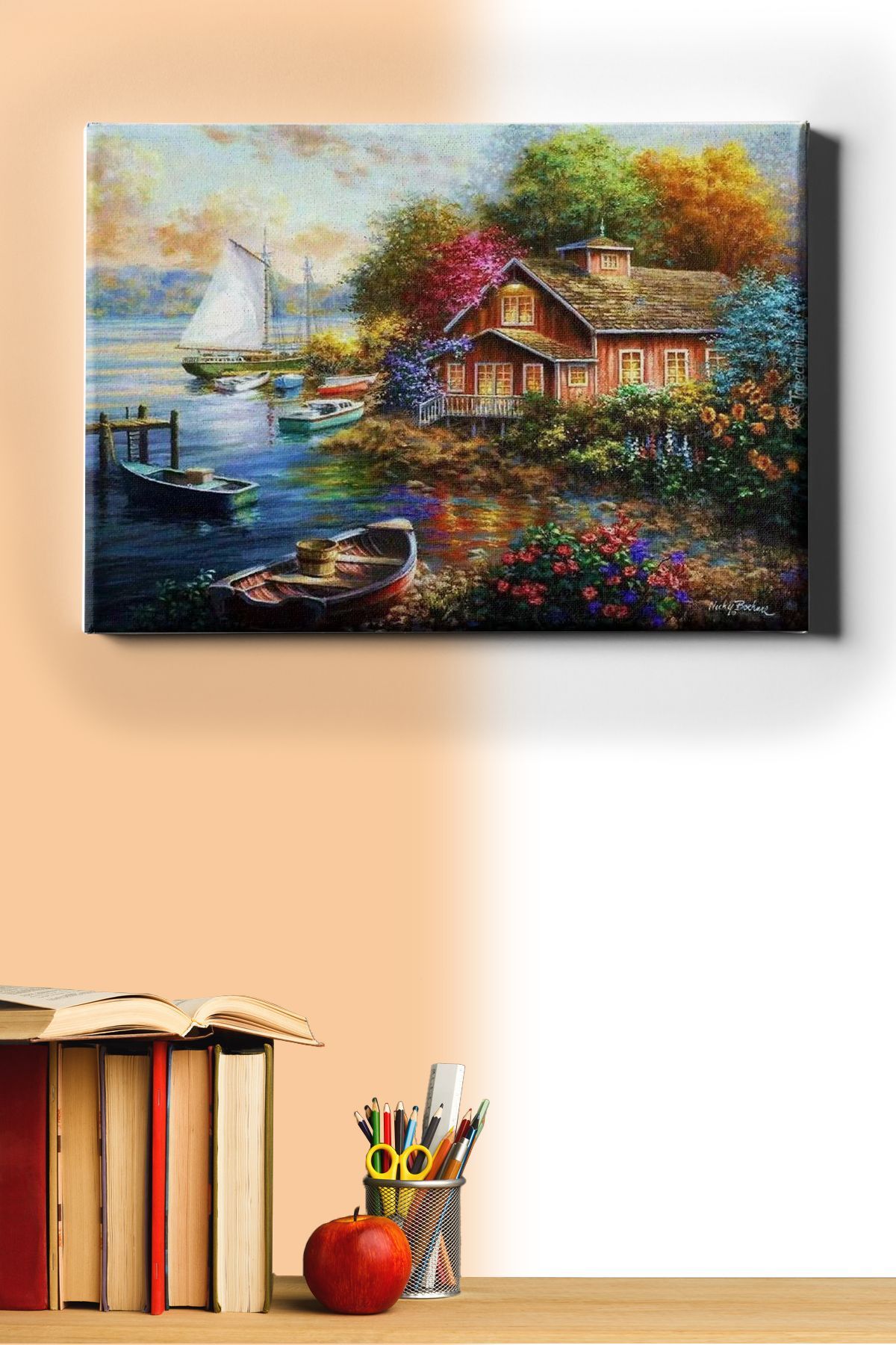 Sayılarla Boyama Seti Kasnaklı Doğa Ile Iç Içe