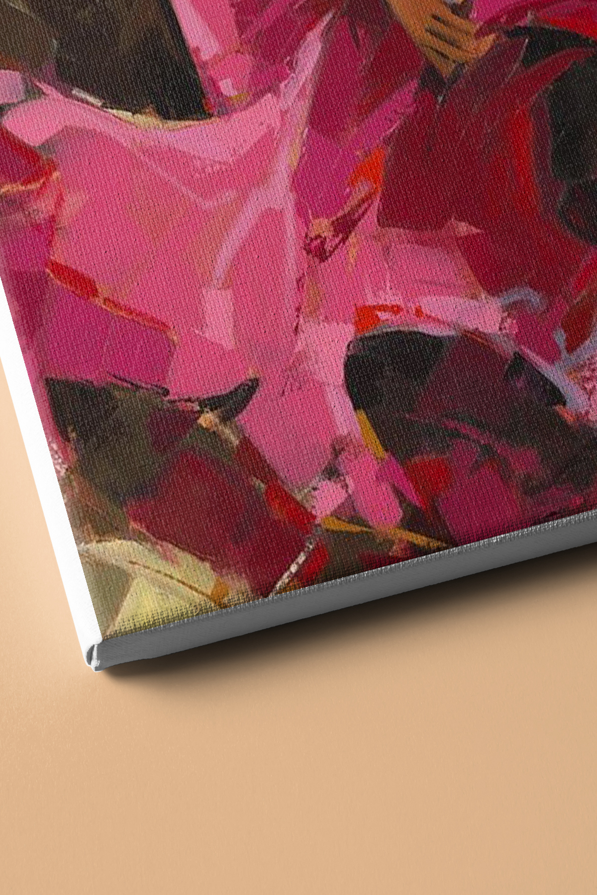 Sayılarla Boyama Seti Kasnaklı Pembe Elbiseli Kadın - Görsel 3