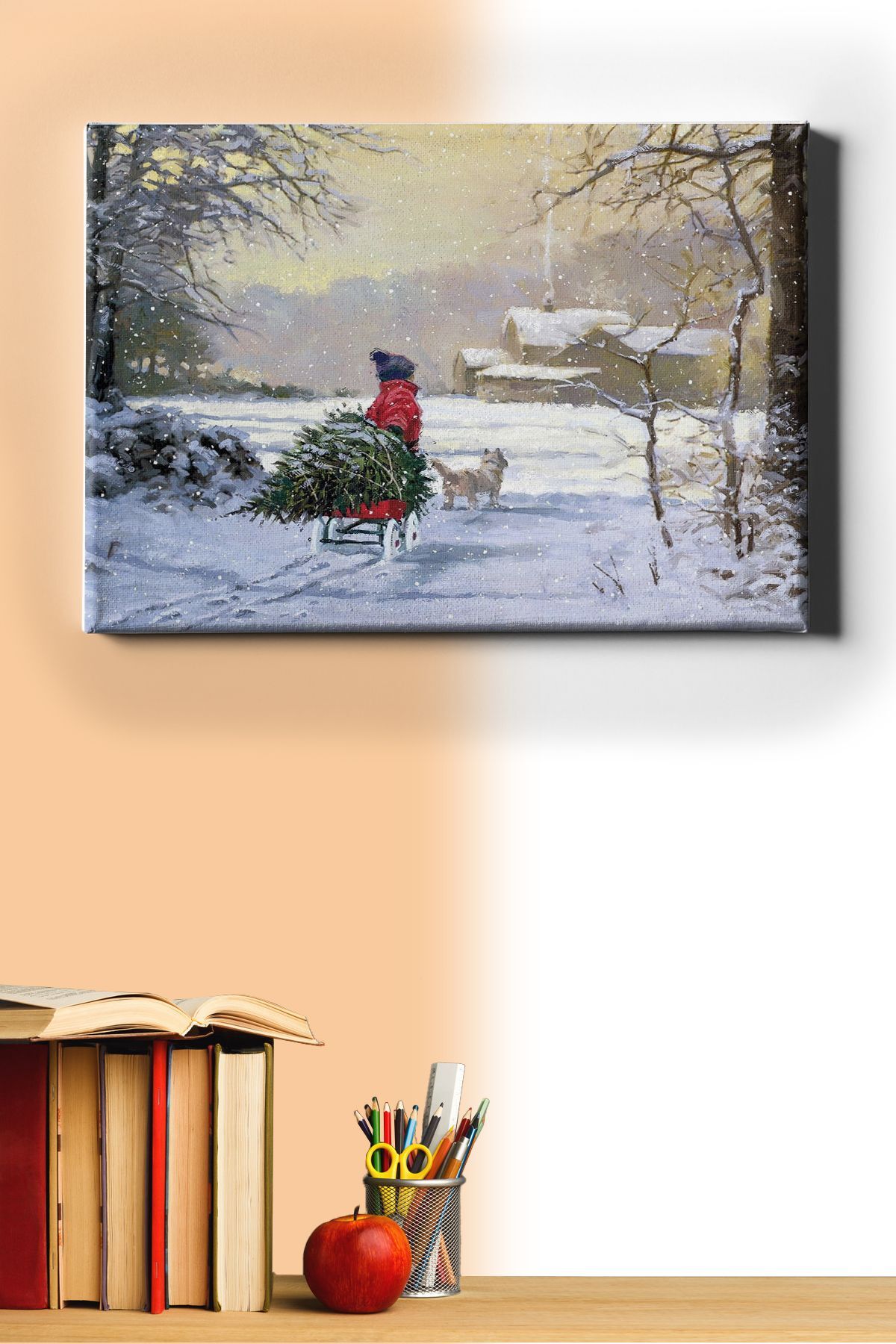 Sayılarla Boyama Seti Kasnaklı Yılbaşına Doğru