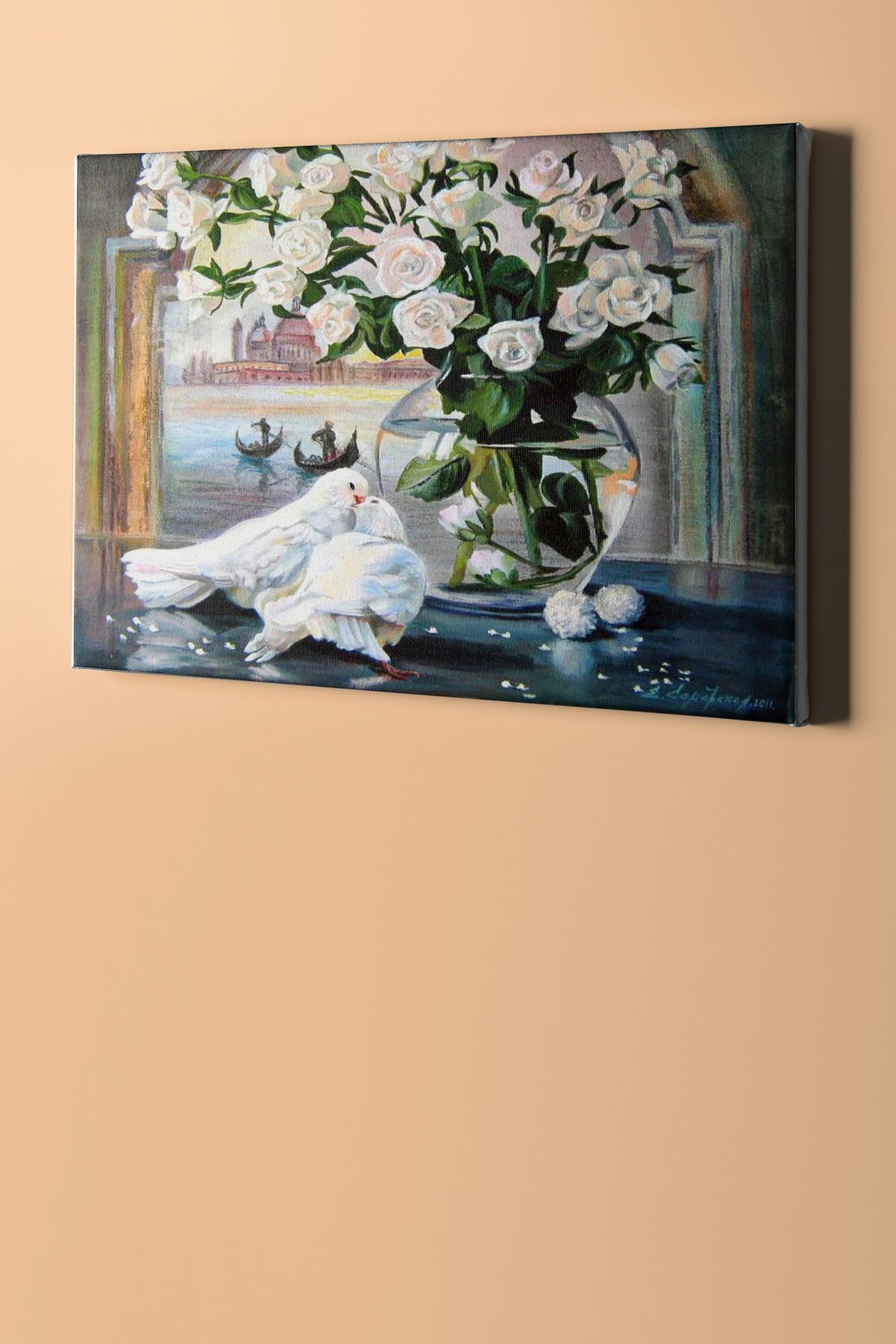 Sayılarla Boyama Seti Kasnaklı Güvercinin Aşkı - Görsel 2