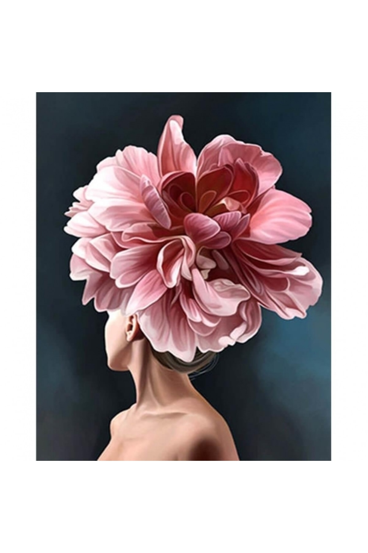 Sayılarla Boyama Seti Kasnaklı Kadınlar Çiçektir 14