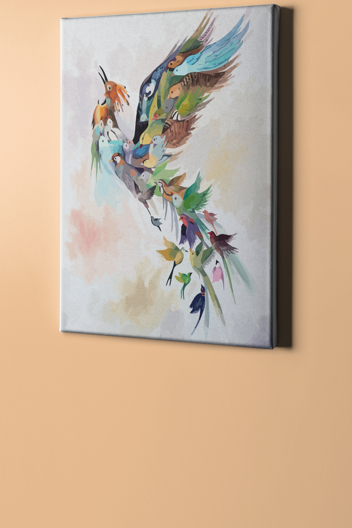 Sayılarla Boyama Seti Kasnaklı Zümrüdü Anka - Görsel 2