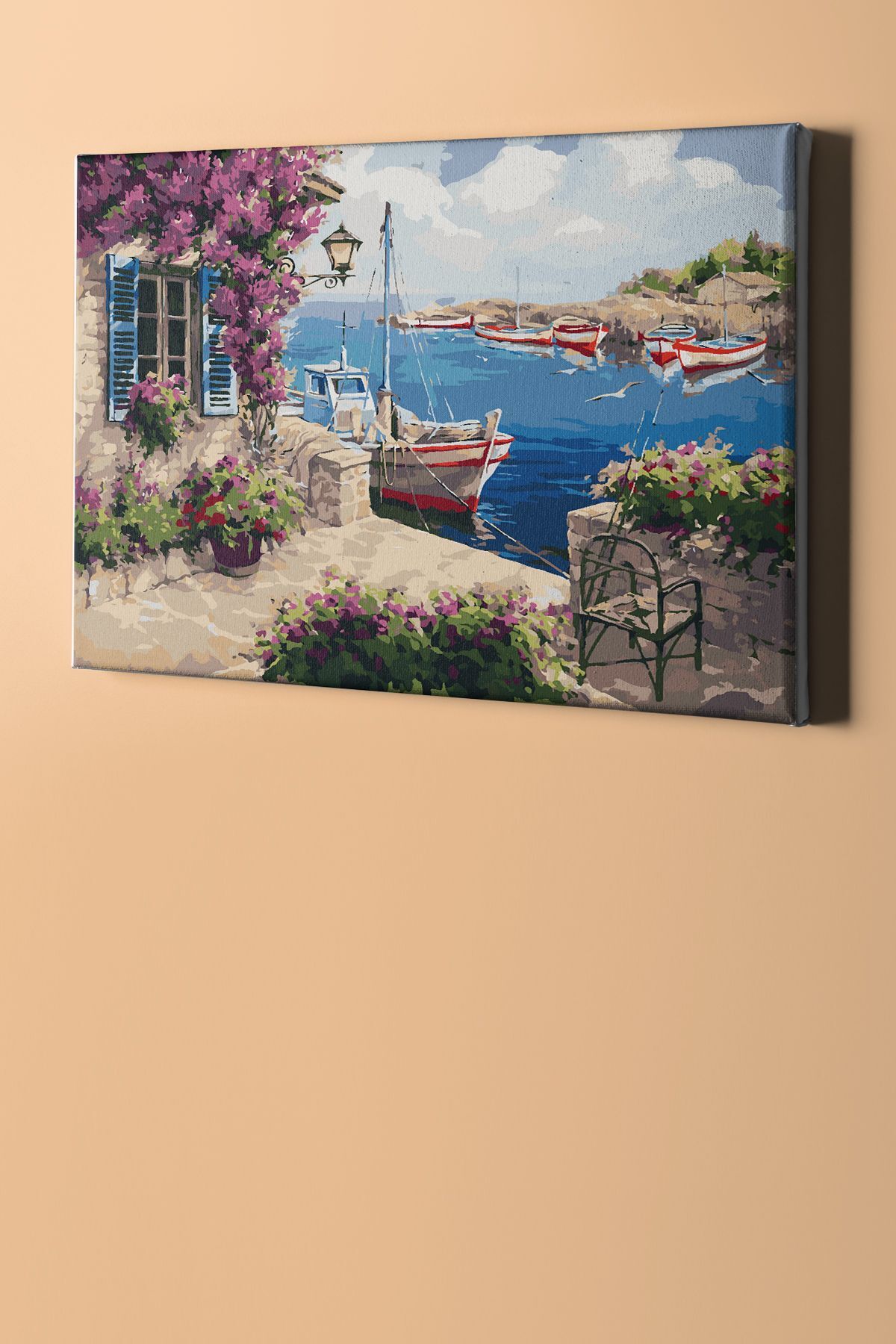 Sayılarla Boyama Seti Kasnaklı Yazlık Ev - Görsel 2